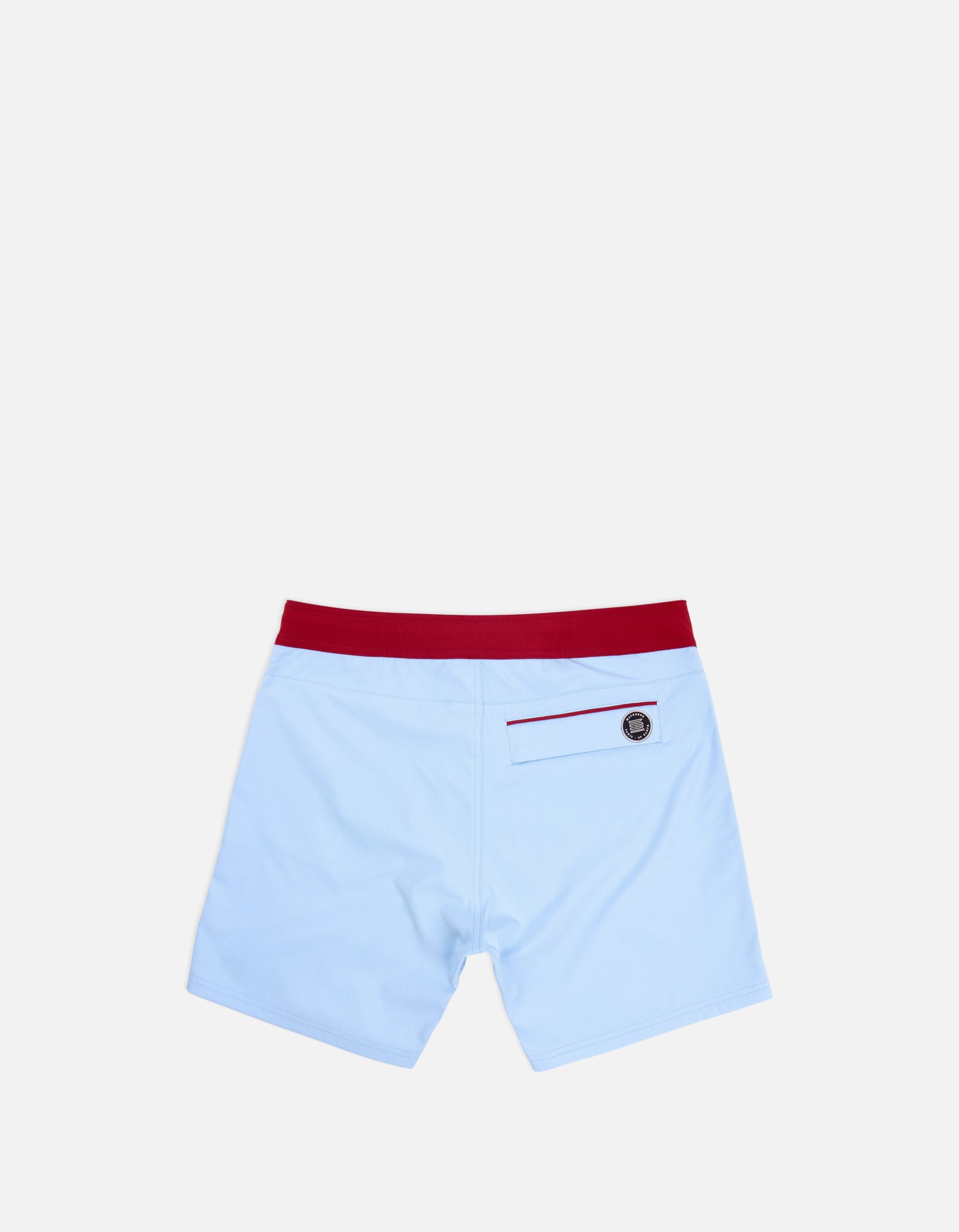 Barth5 - 01. Blue Light & Bordeau Swim Shorts - Barth5 MACKEENE 