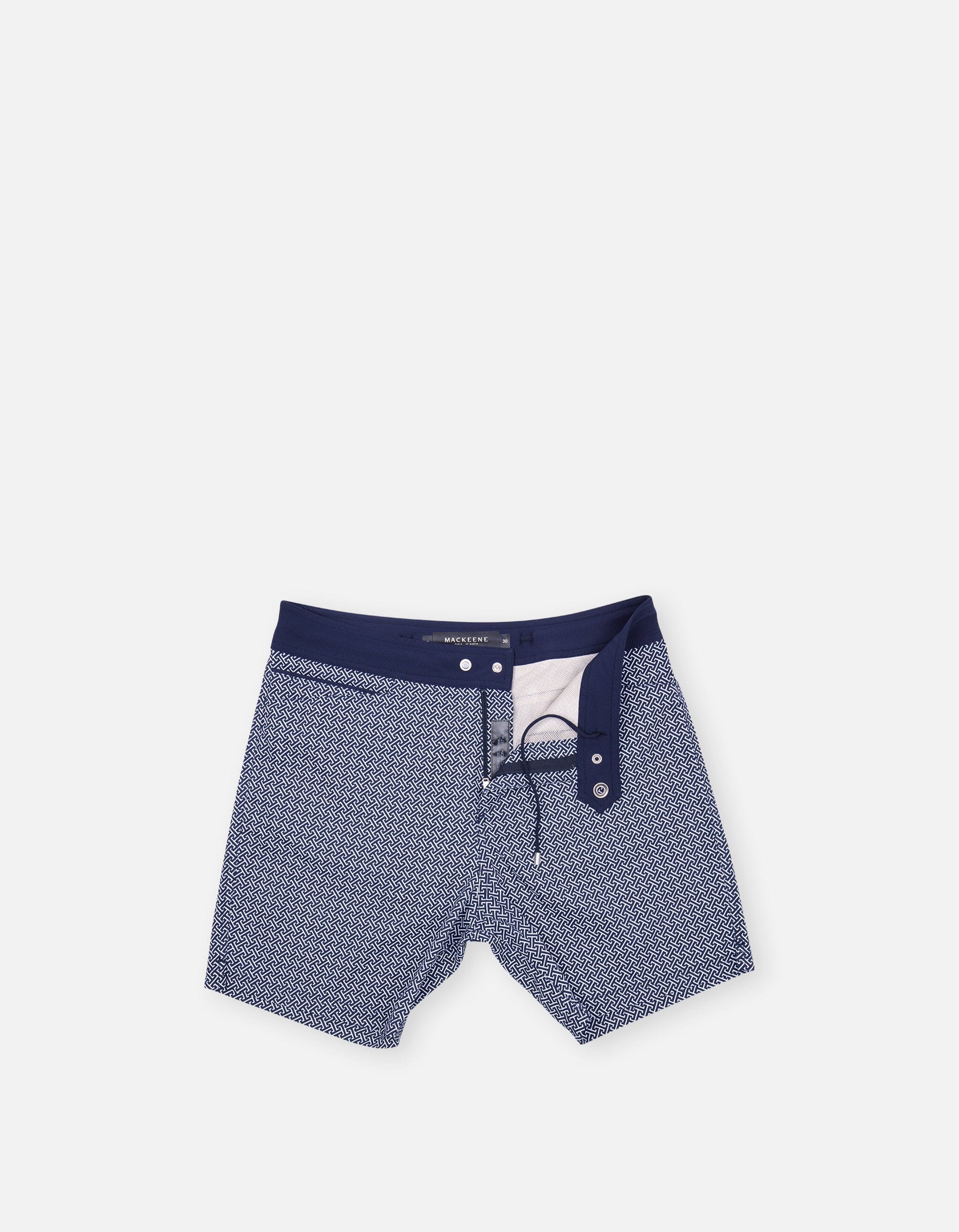 Barth5 - P20. Navy Hermé Swim Shorts - Barth5 MACKEENE 