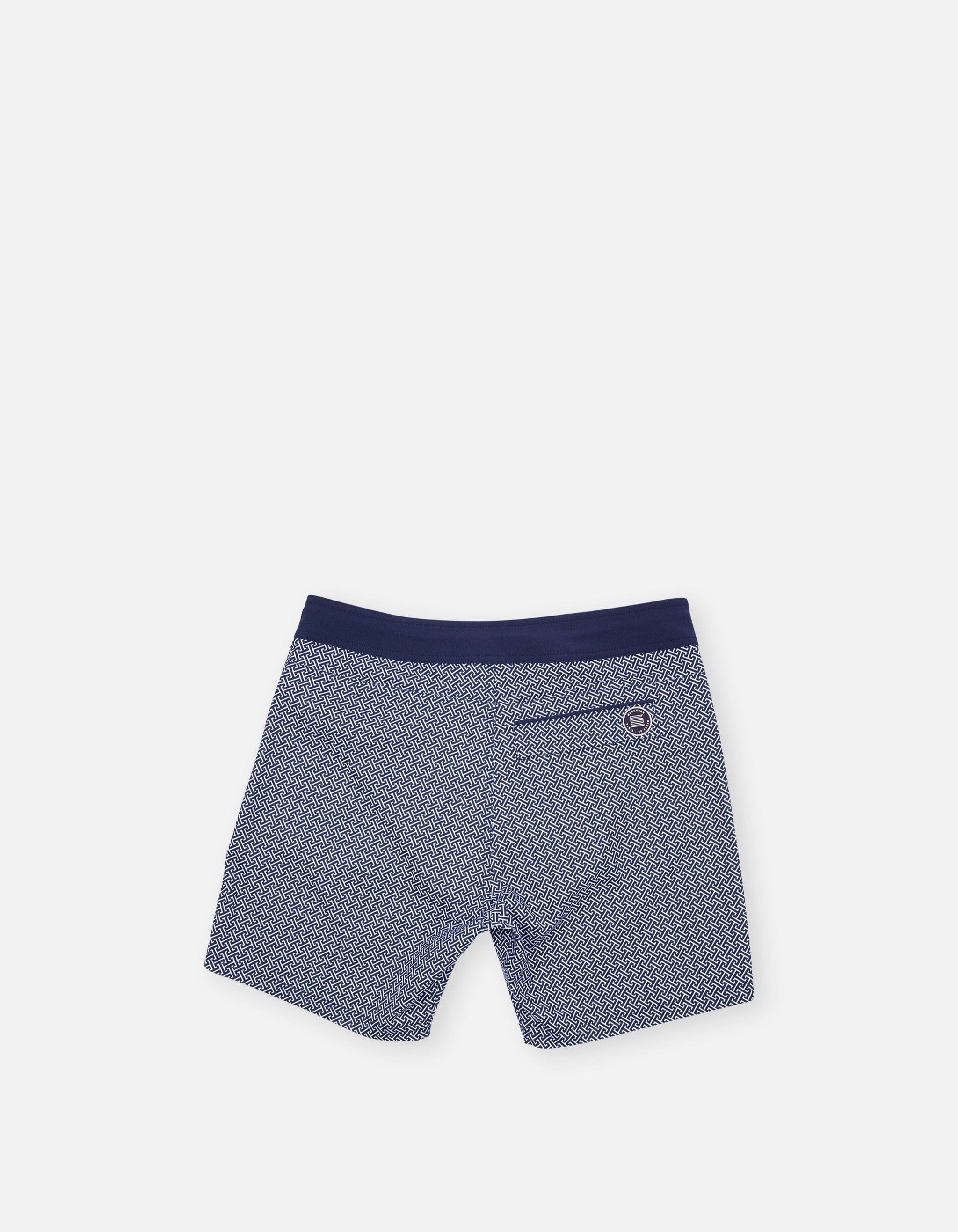 Barth5 - P20. Navy Hermé Swim Shorts - Barth5 MACKEENE 