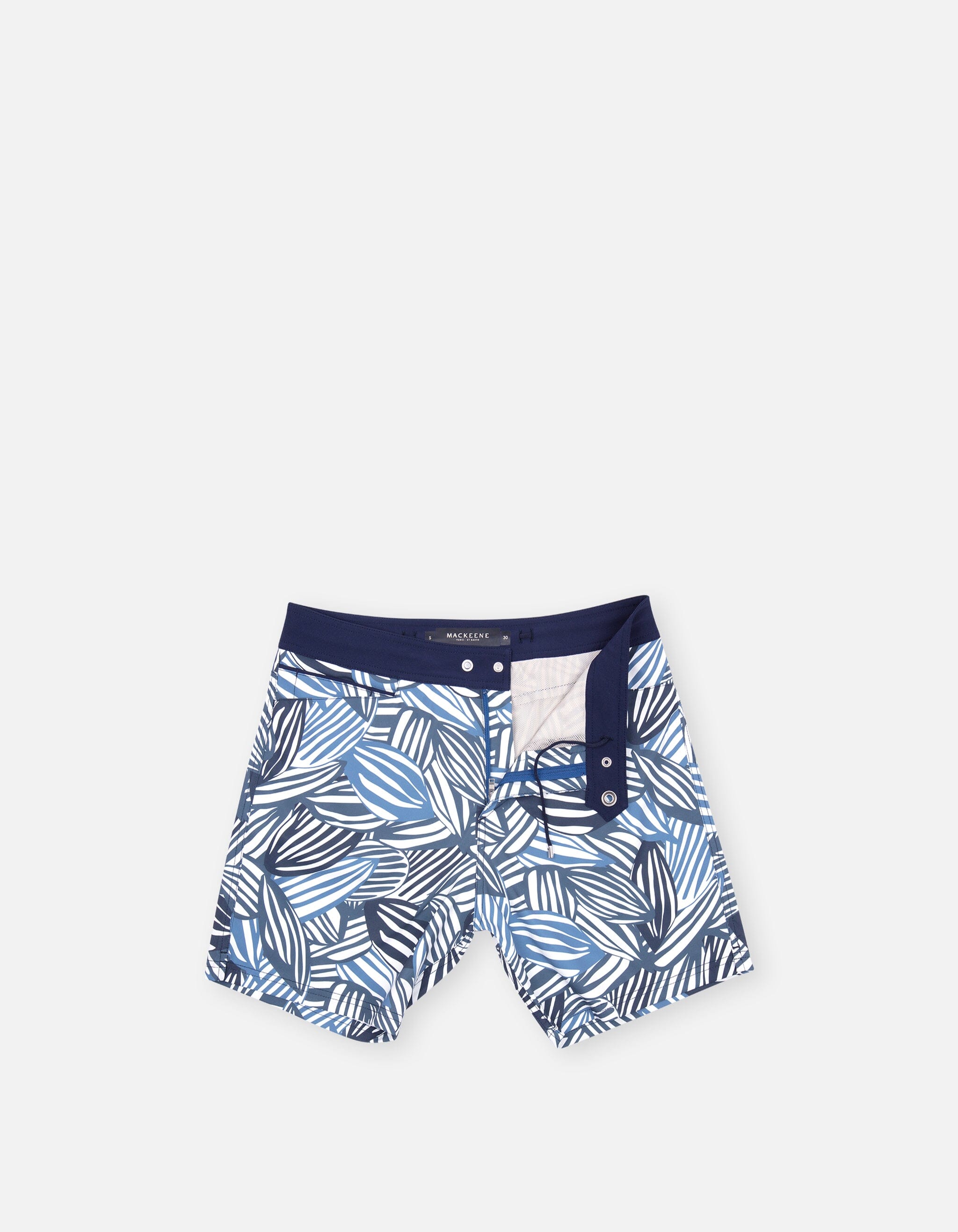 Barth5 - P22. Blue Feve Swim Shorts - Barth5 MACKEENE 