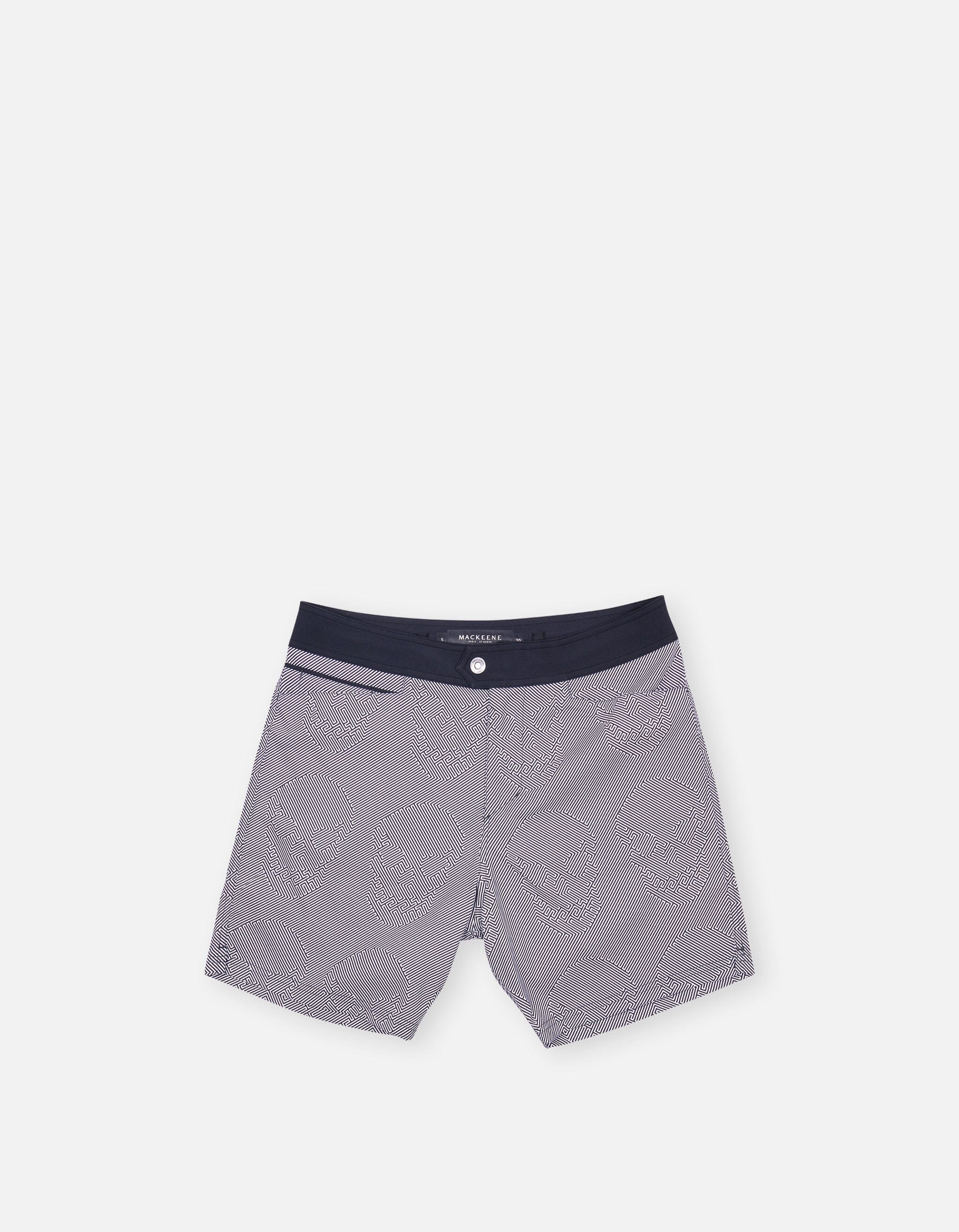 Barth5 - P24. Black Death Swim Shorts - Barth5 MACKEENE 