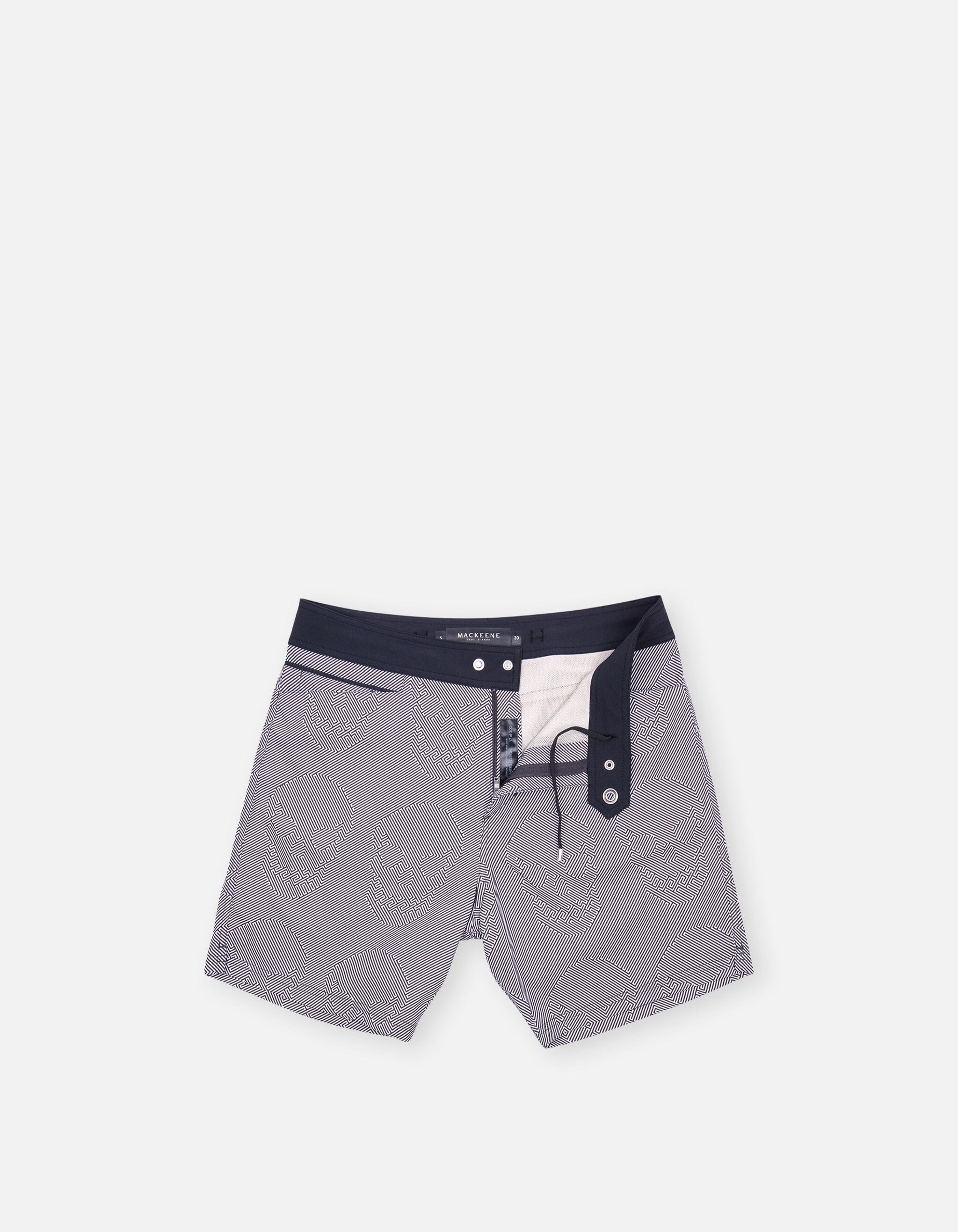 Barth5 - P24. Black Death Swim Shorts - Barth5 MACKEENE 