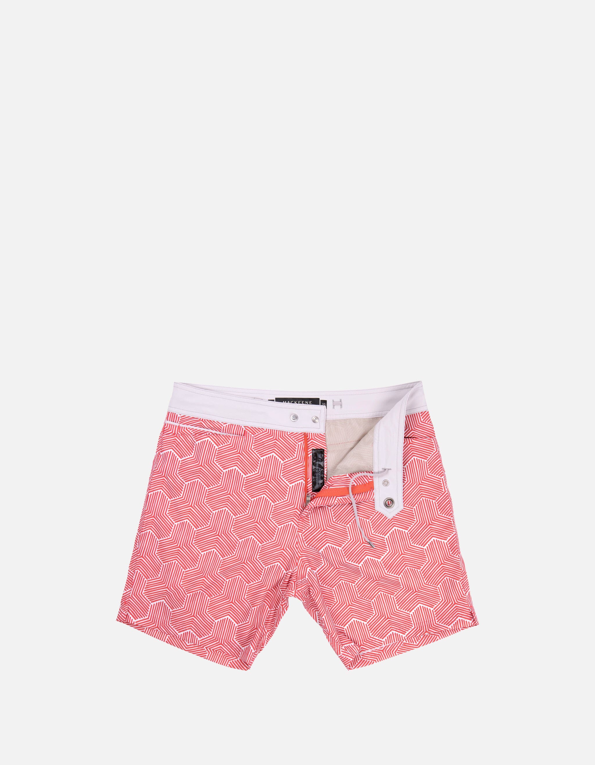 Barth5 - P28. Red Koniwa Swim Shorts - Barth5 MACKEENE 