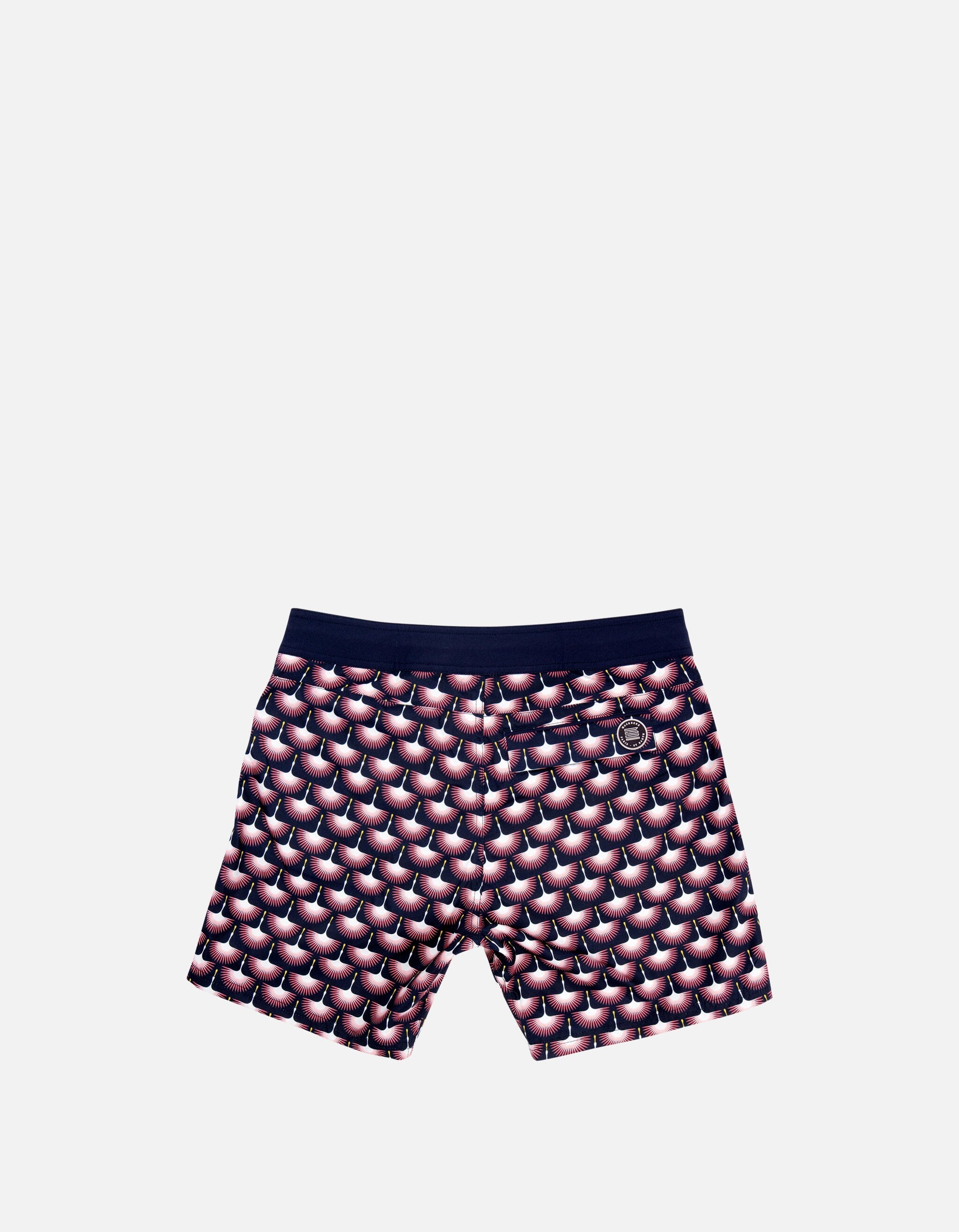 Barth5 - P30. Navy Hewed Swim Shorts - Barth5 MACKEENE 