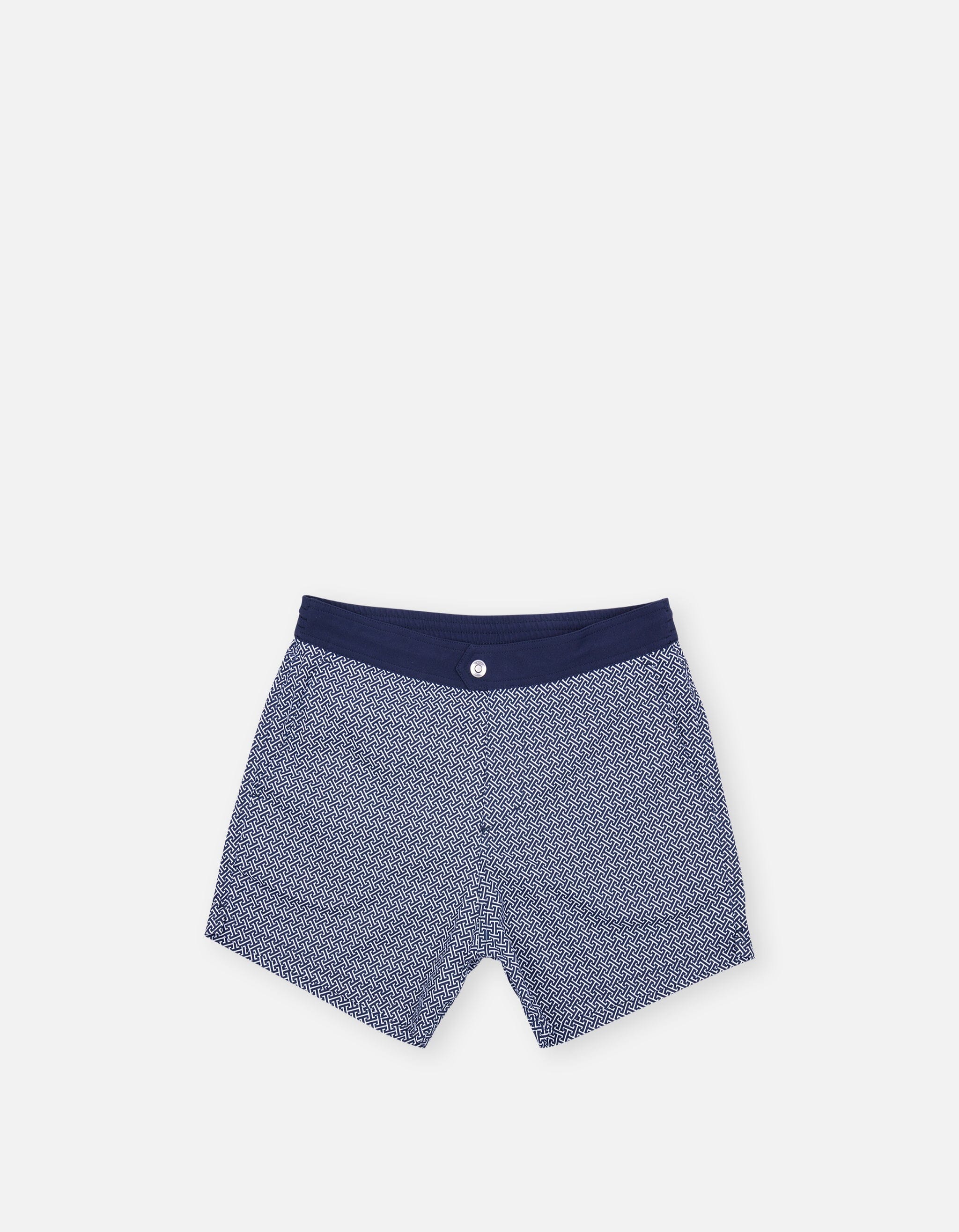 Ben - P20. Navy Hermé Swim Shorts - Ben MACKEENE 