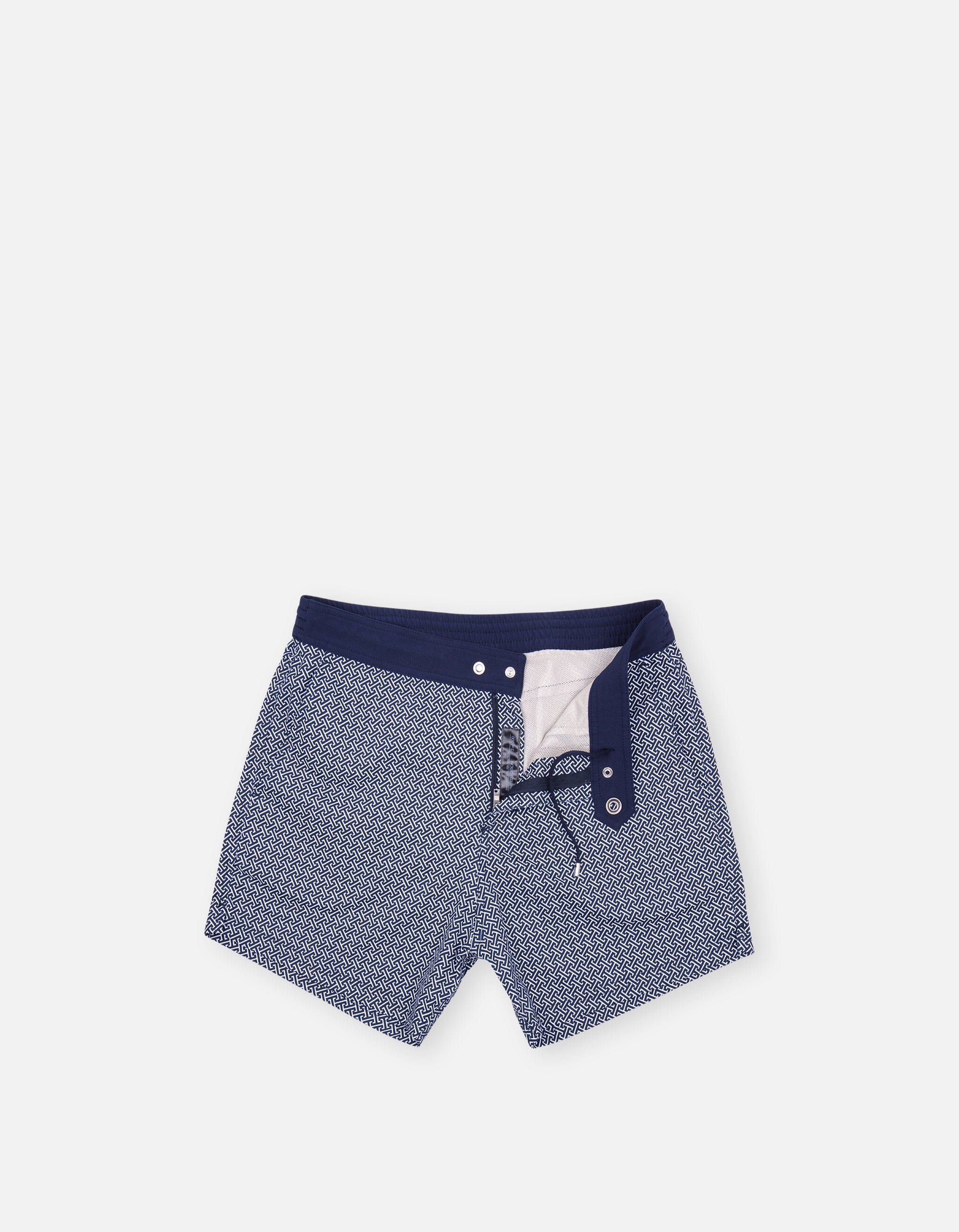 Ben - P20. Navy Hermé Swim Shorts - Ben MACKEENE 