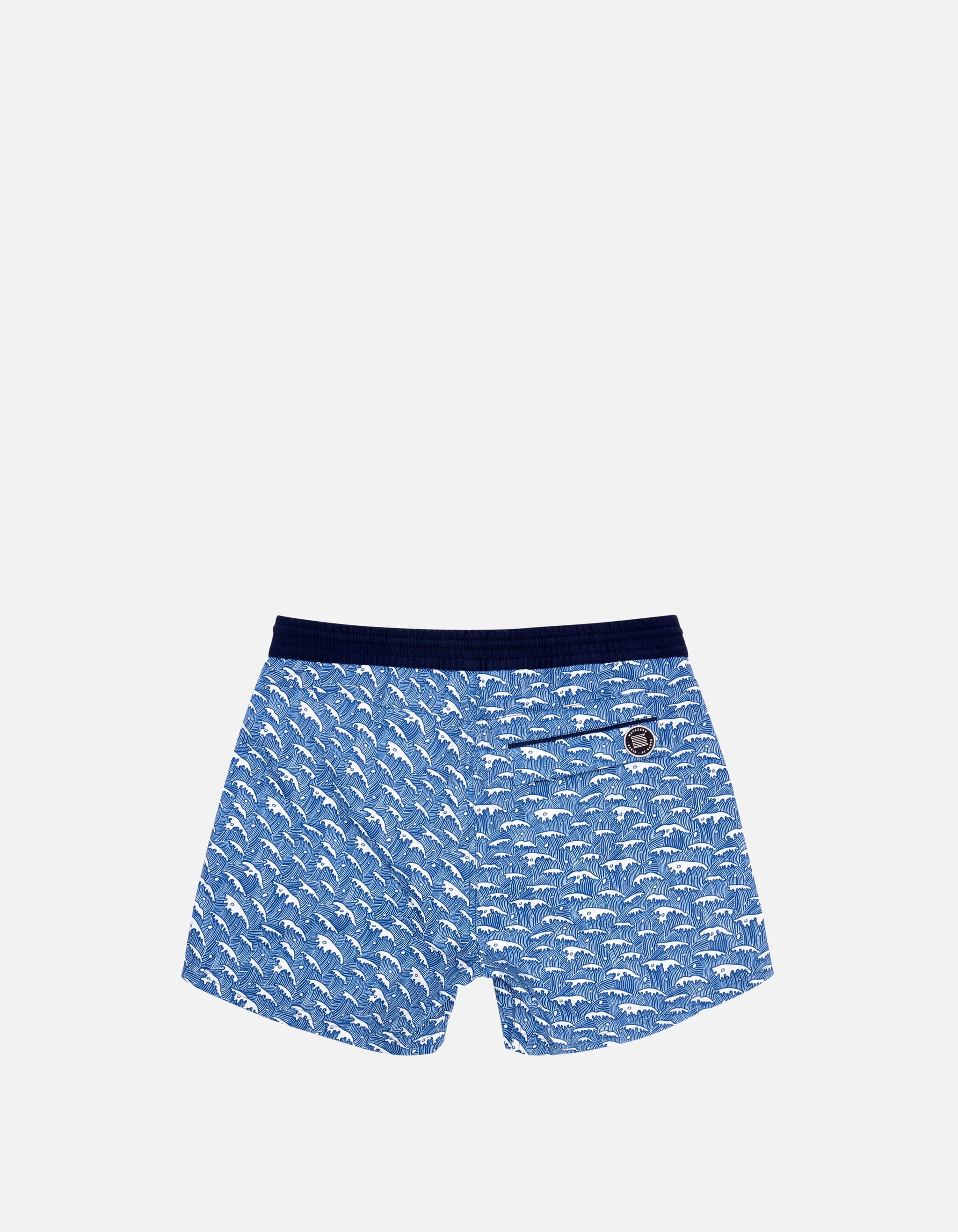 Ben - P21. Blue Waves Swim Shorts - Ben MACKEENE 