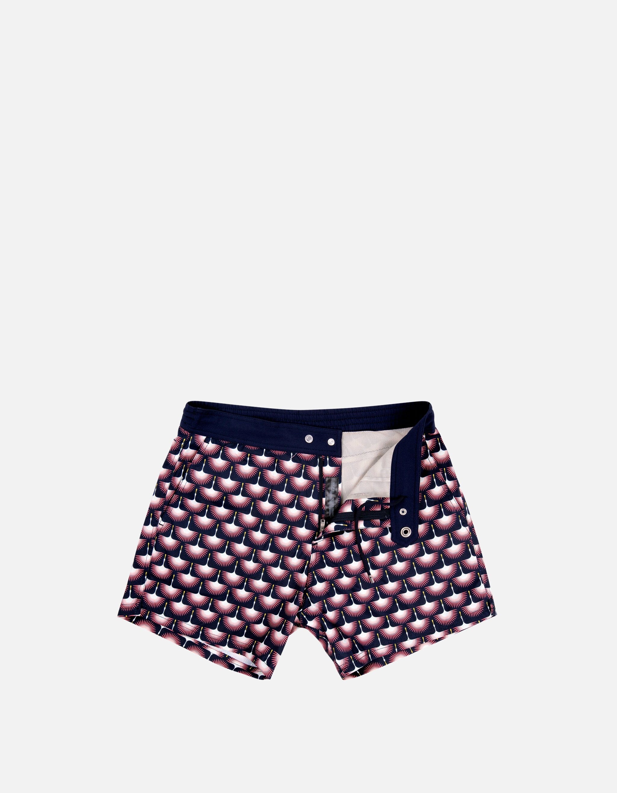 Ben - P30. Navy Hewed Swim Shorts - Ben MACKEENE 