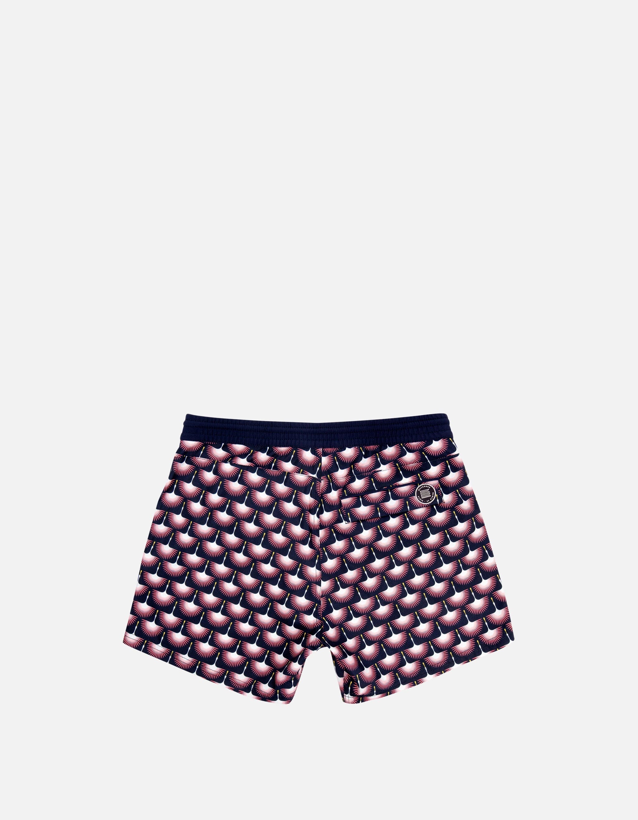 Ben - P30. Navy Hewed Swim Shorts - Ben MACKEENE 