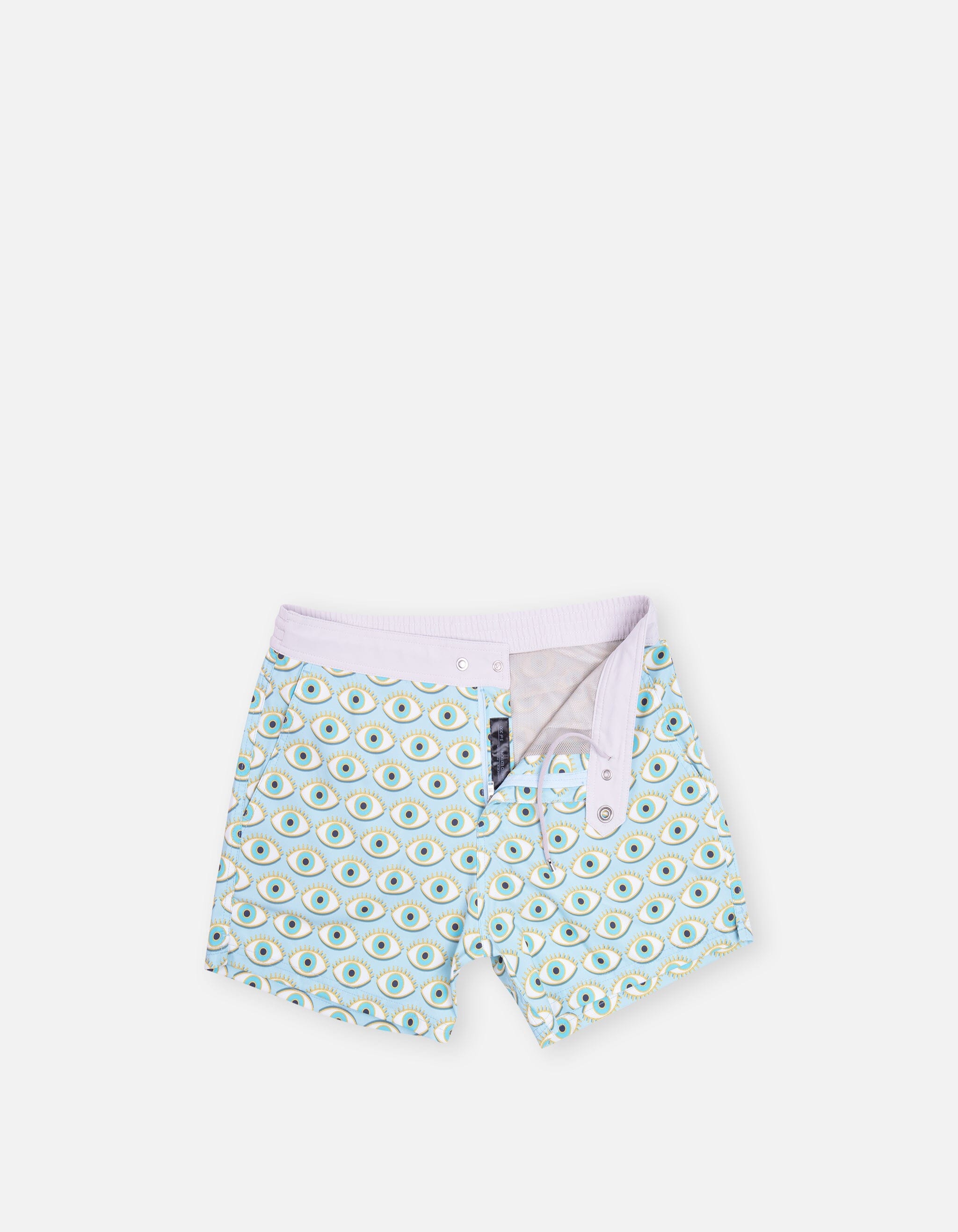 Ben - P33. Blue Eyes Swim Shorts - Ben MACKEENE 