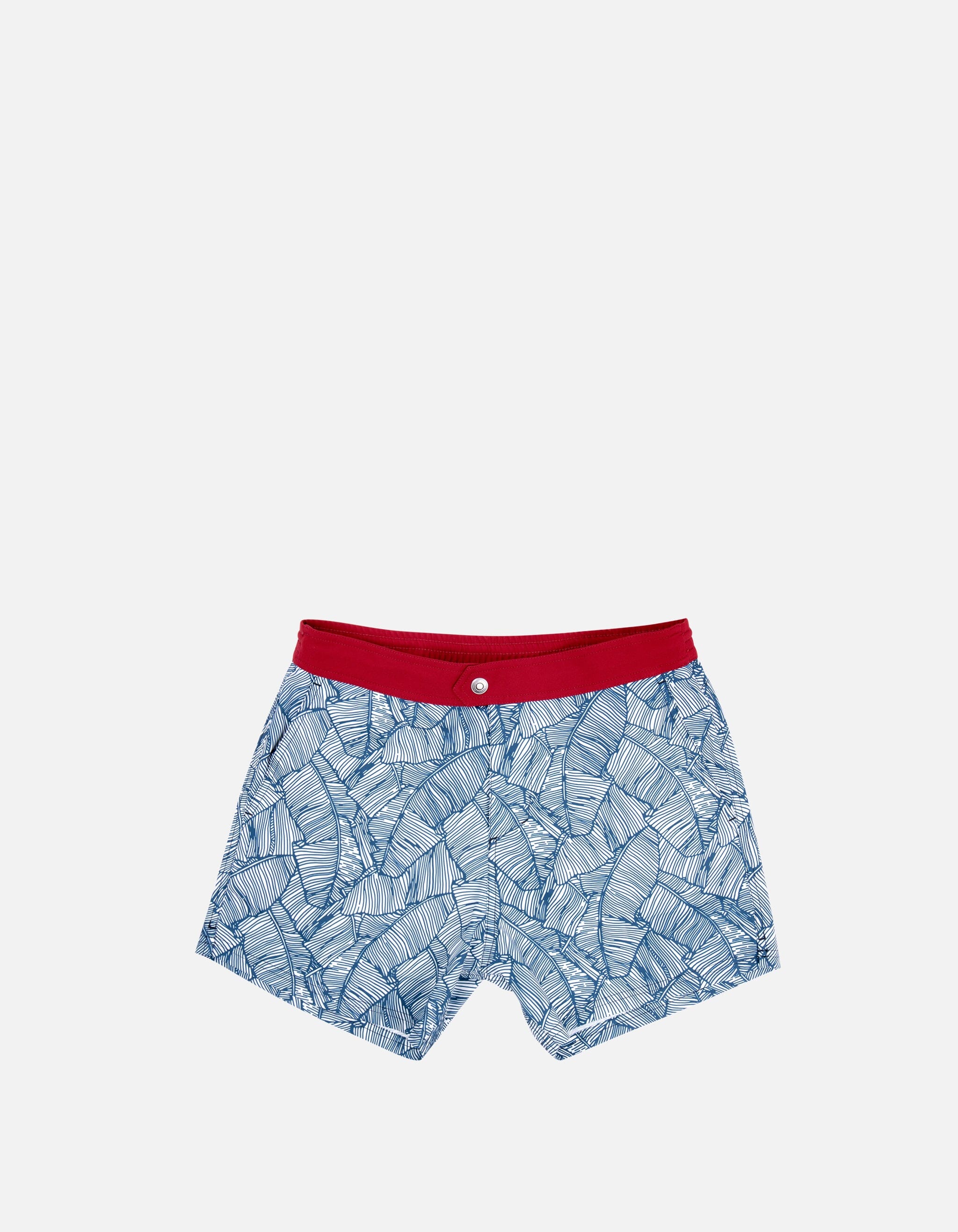 Ben - P36. Arty Blue Leaves Ben - P36. Arty Blue Leaves Swim Shorts - Ben MACKEENE