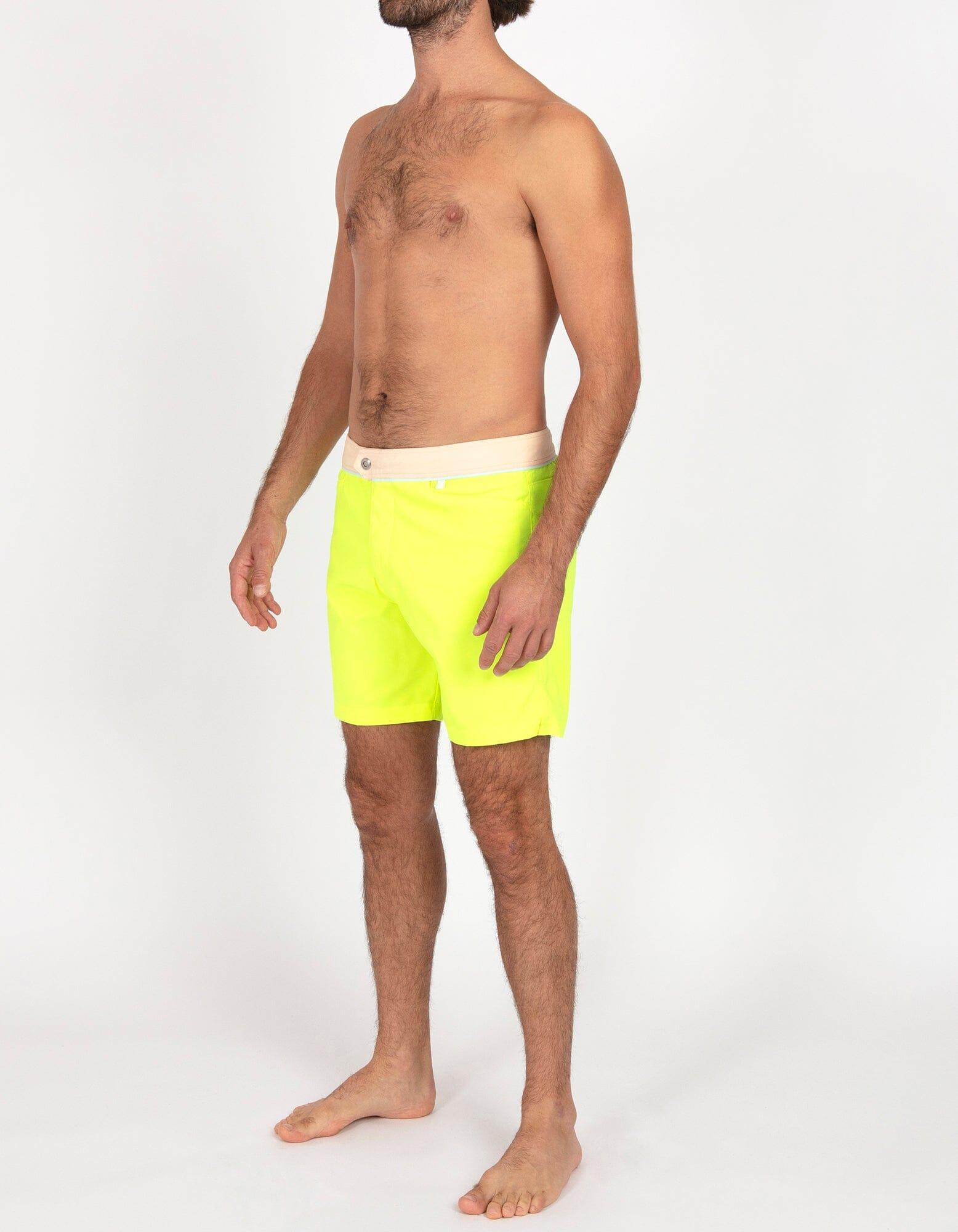 Gize - 04. Fluo & Peach Light Swim Shorts - Gize MACKEENE 