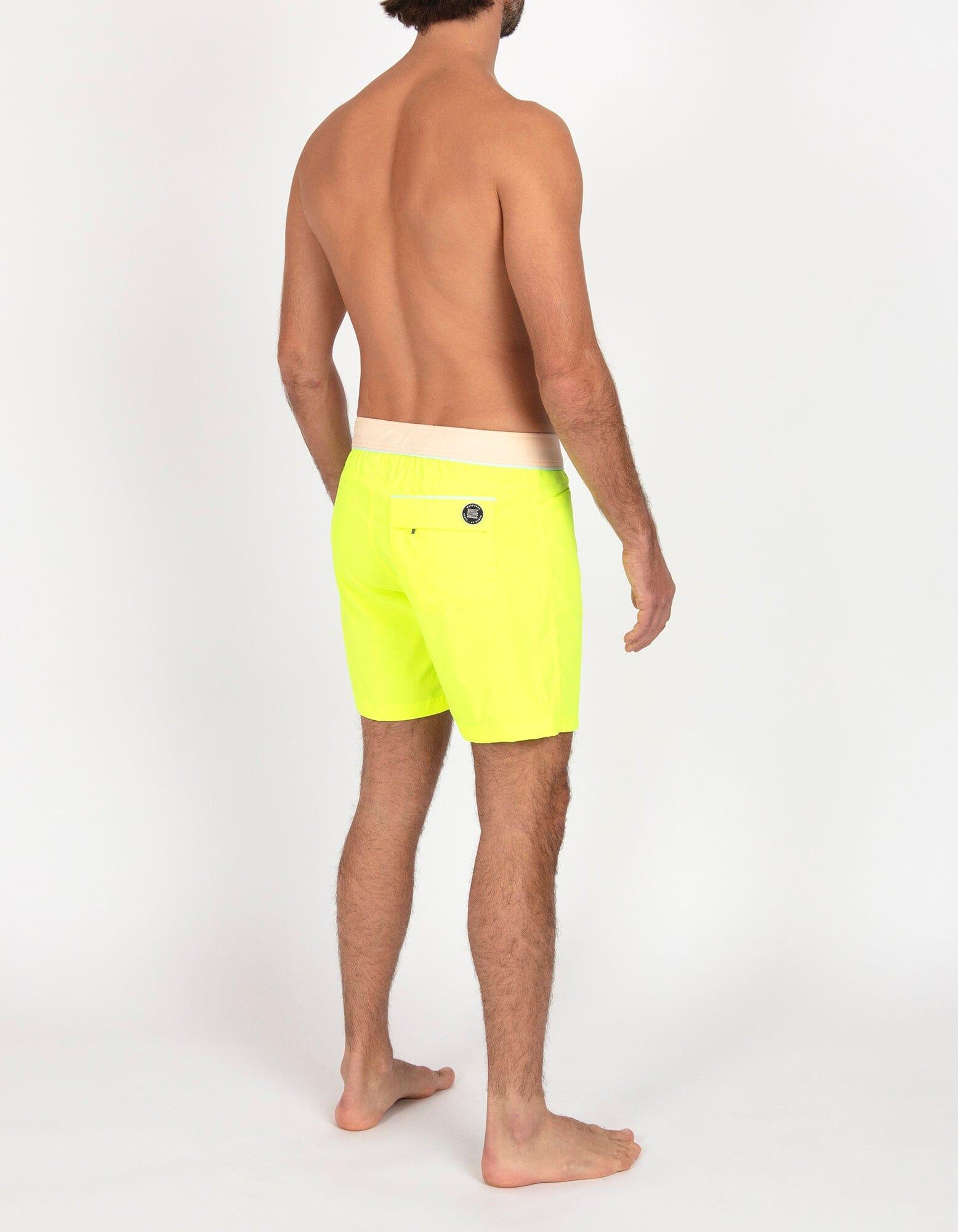 Gize - 04. Fluo & Peach Light Swim Shorts - Gize MACKEENE 