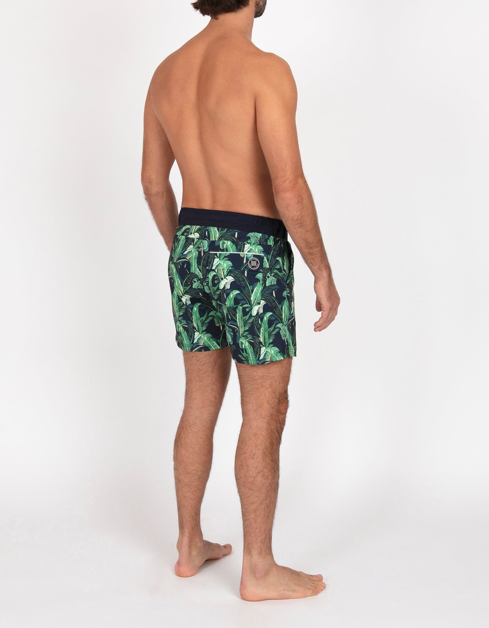 Gize - P03. Bold Tropic & Navy Gize - P03. Bold Tropic & Navy Swim Shorts - Gize MACKEENE