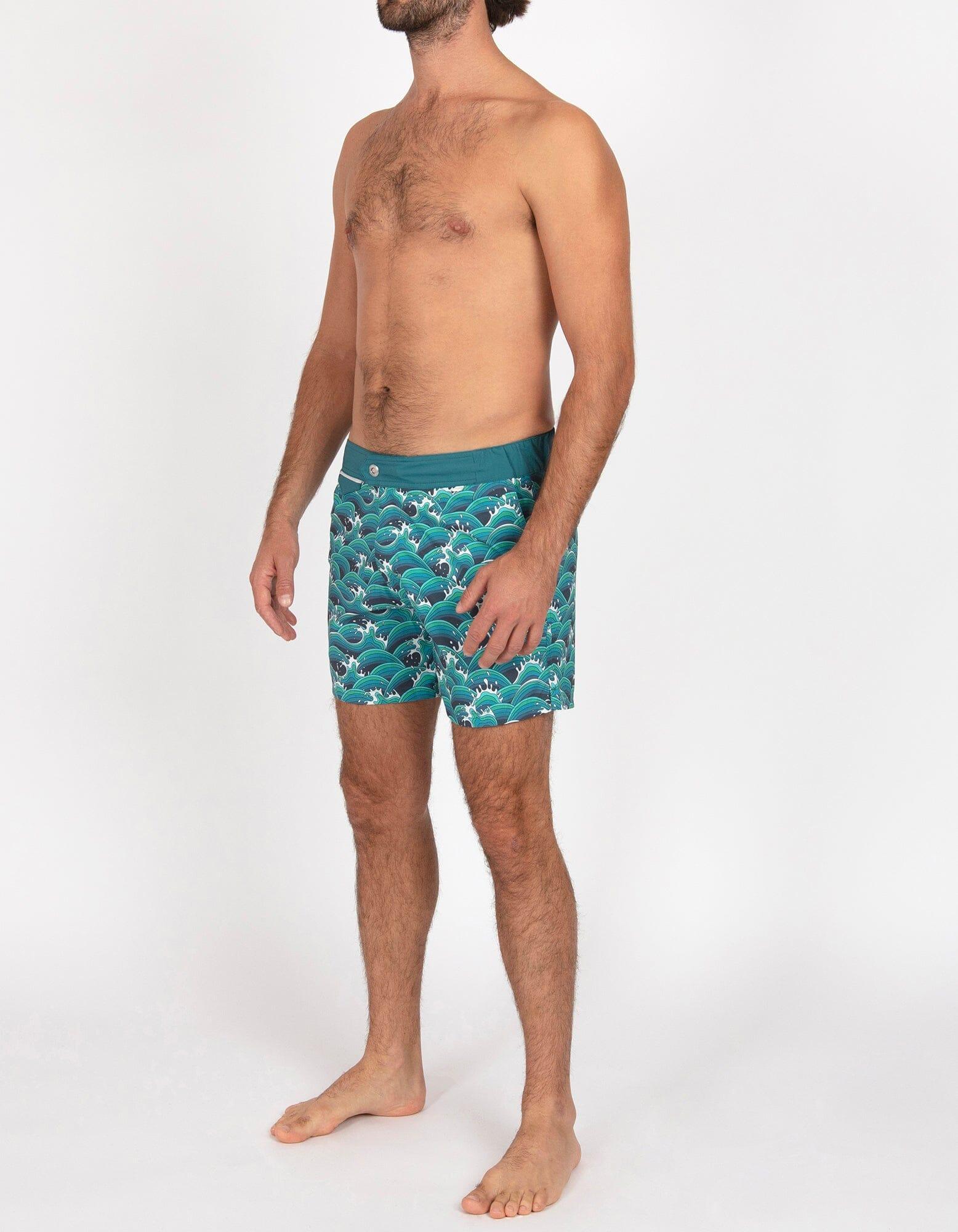 Gize - P01. Manga Waves & Duck Gize - P01. Manga Waves & Duck Swim Shorts - Gize MACKEENE