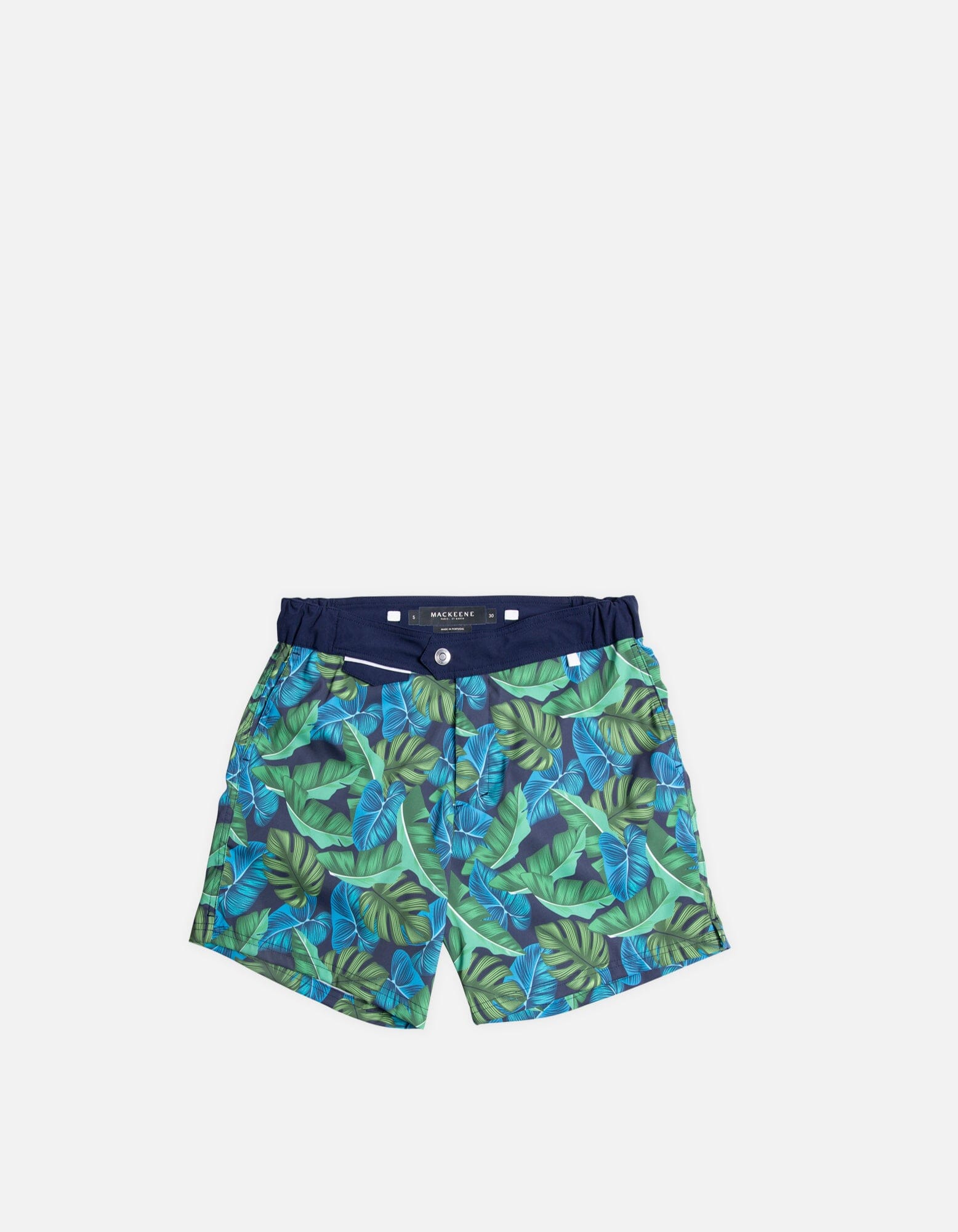 Gize - P02. Navy Tropic & Navy Gize - P02. Navy Tropic & Navy Swim Shorts - Gize MACKEENE