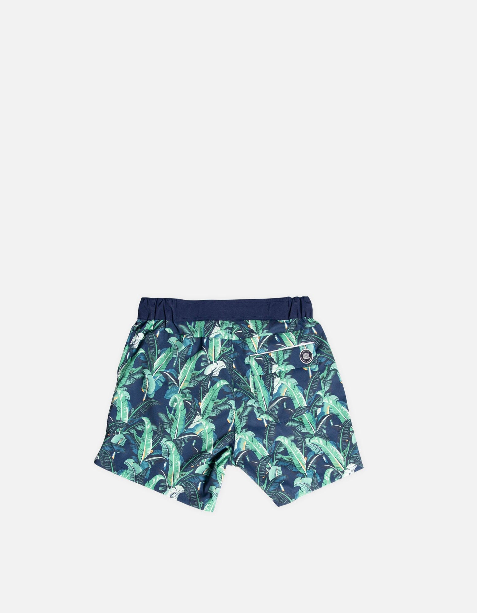 Gize - P03. Bold Tropic & Navy Swim Shorts - Gize MACKEENE 