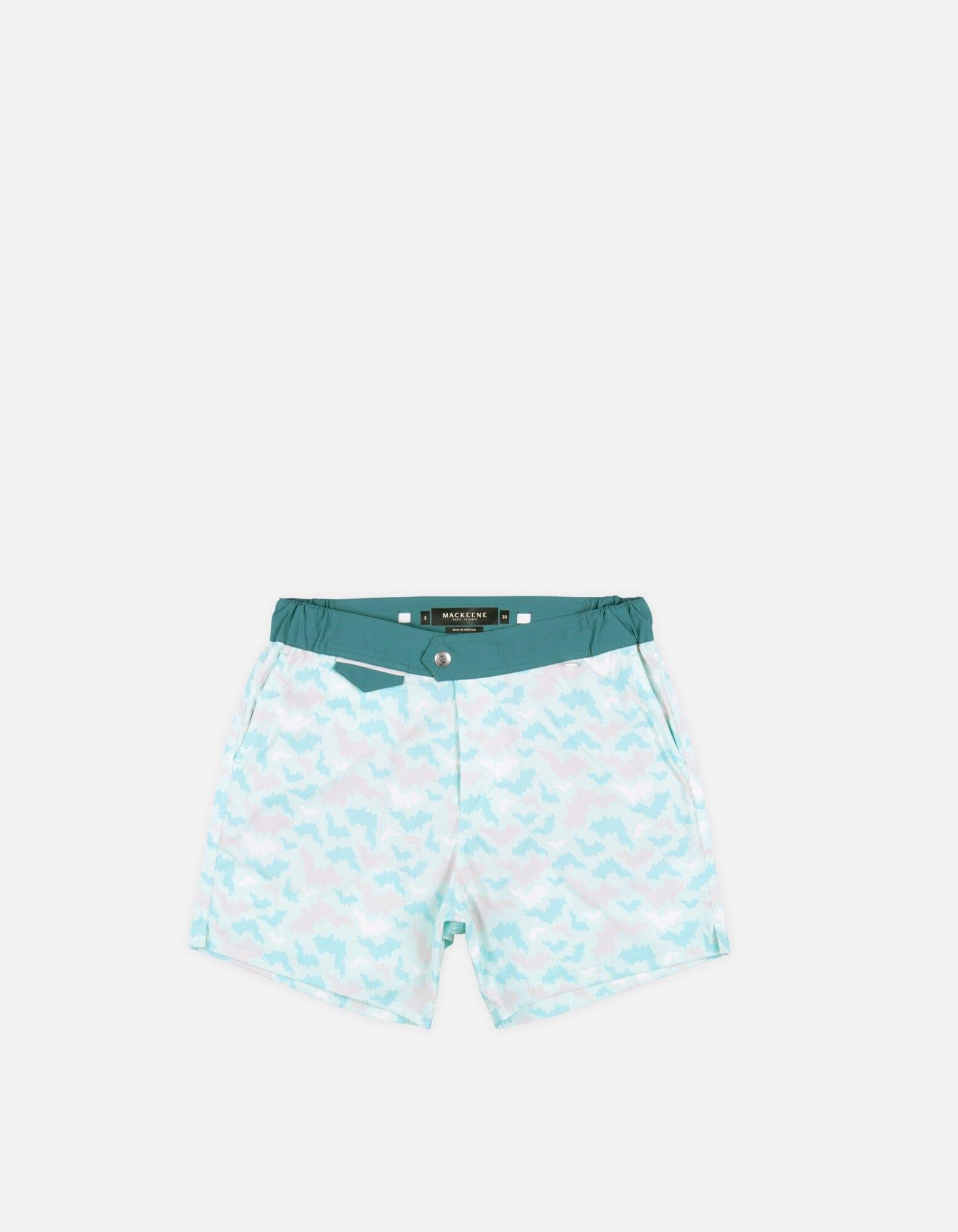 Gize - P07. St Bat Turquoise & Duck Gize - P07. St Bat Turquoise & Duck Swim Shorts - Gize MACKEENE