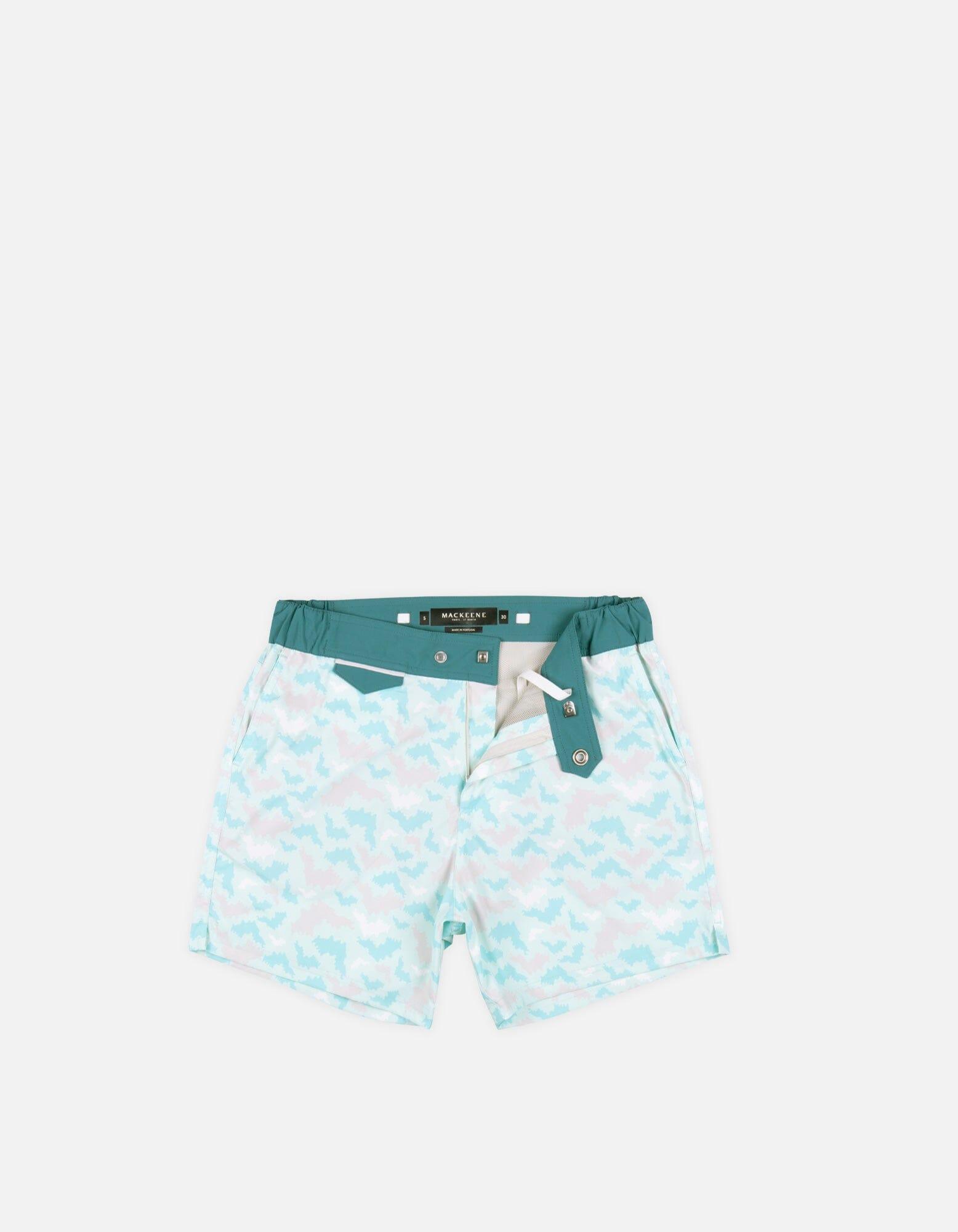 Gize - P07. St Bat Turquoise & Duck Gize - P07. St Bat Turquoise & Duck Swim Shorts - Gize MACKEENE