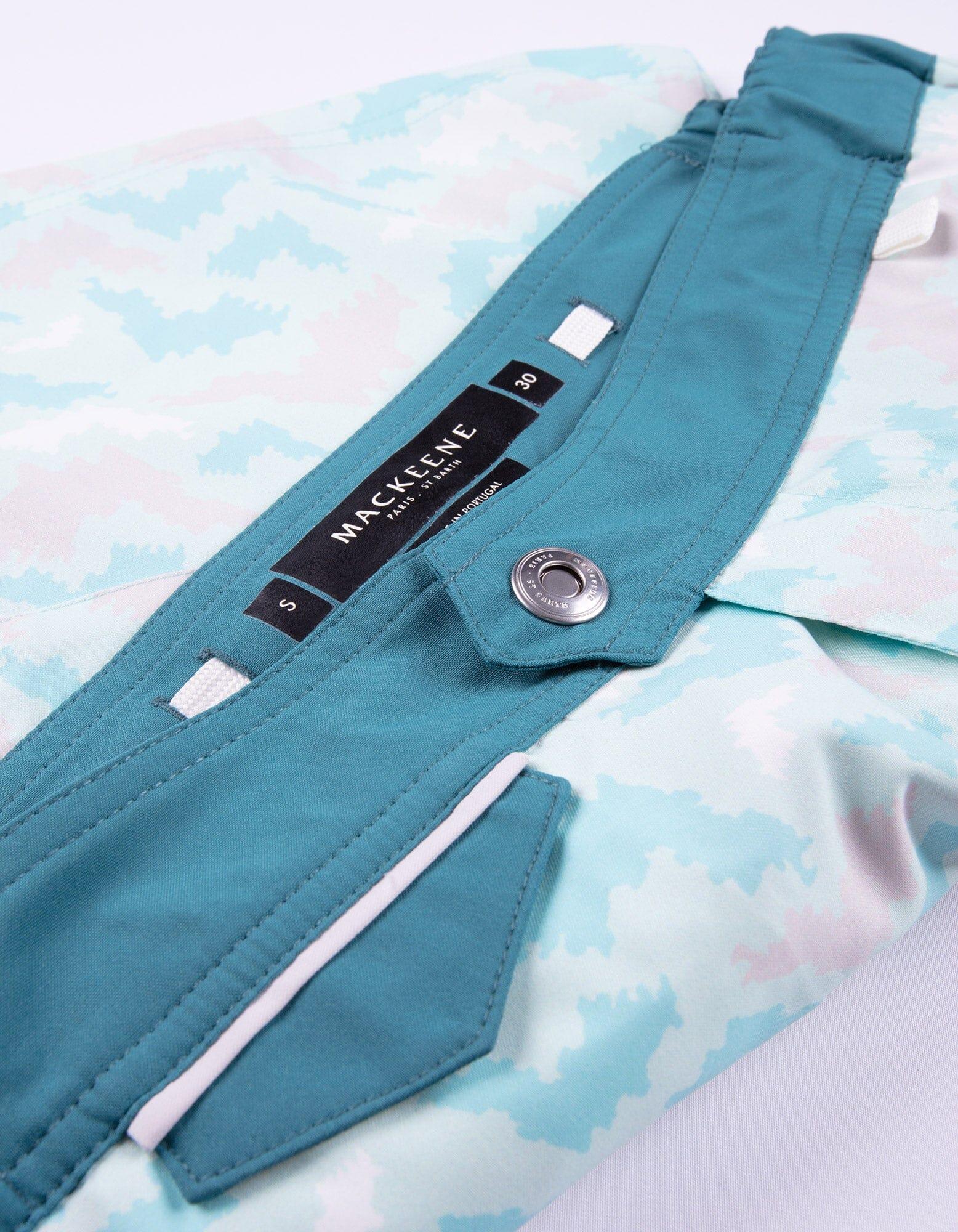 Gize - P07. St Bat Turquoise & Duck Gize - P07. St Bat Turquoise & Duck Swim Shorts - Gize MACKEENE
