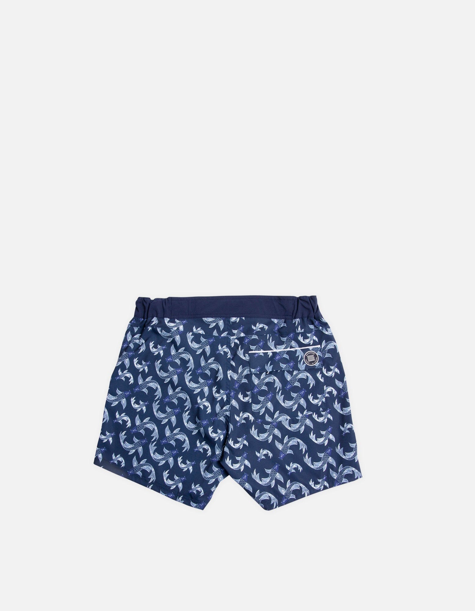 Gize - P13. Fish Navy & Bordo Swim Shorts - Gize MACKEENE 