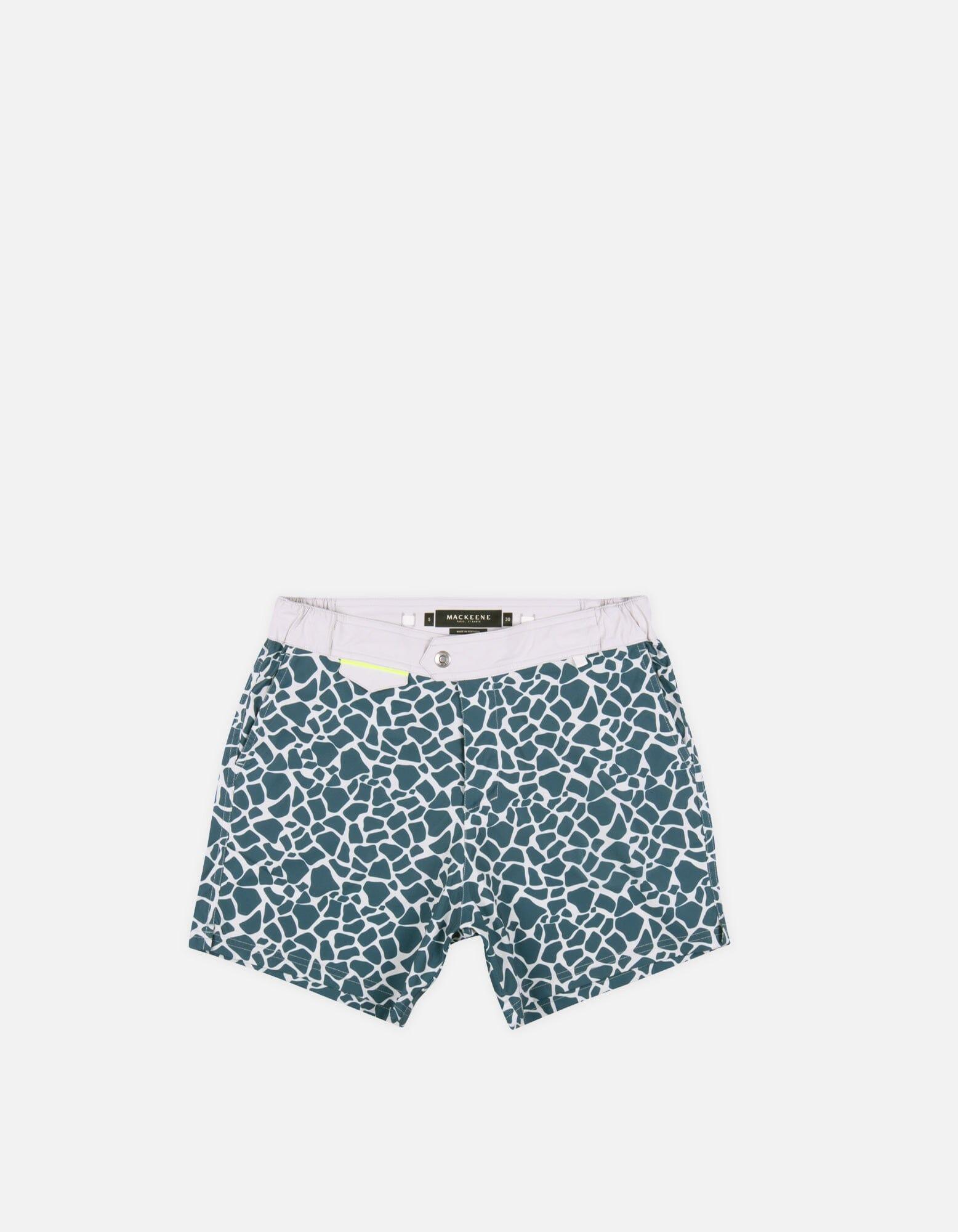 Gize - P15. Mini Lakes & Grey Gize - P15. Mini Lakes & Grey Swim Shorts - Gize MACKEENE