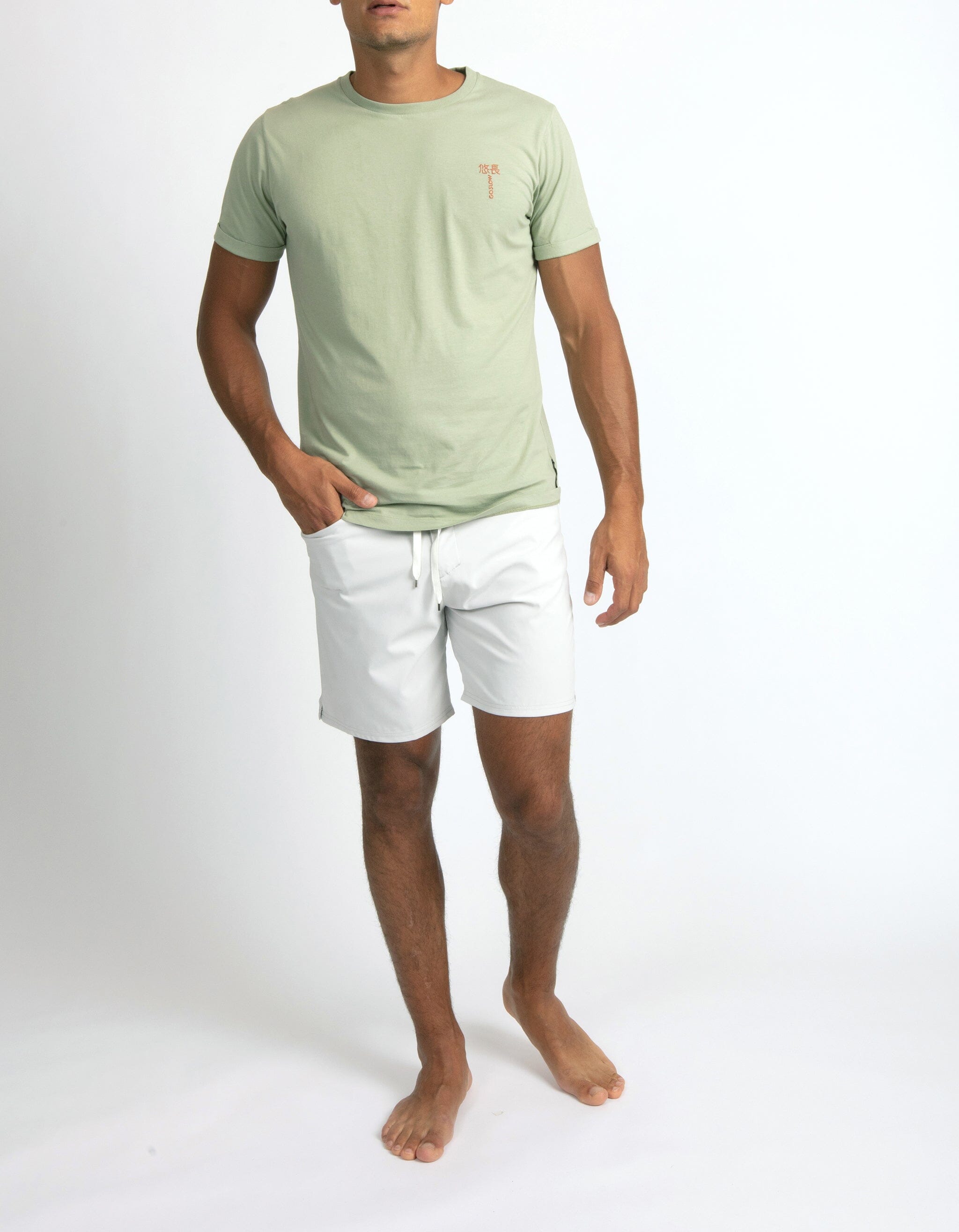 JOFE - 04. Gris clair Jofe - 04. Green Tea - Embroidered T-Shirts - Jofe MACKEENE