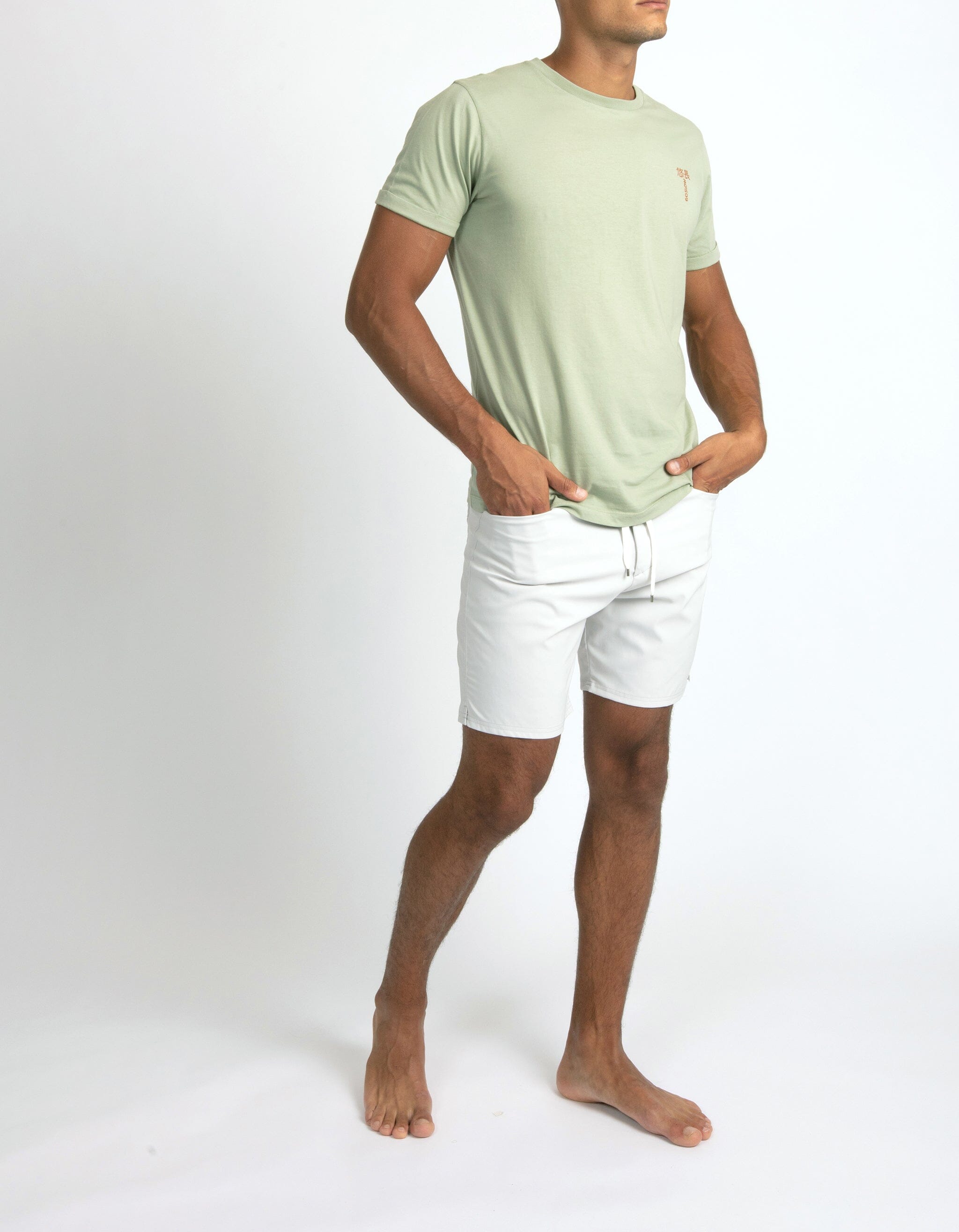 JOFE - 04. Gris clair Jofe - 04. Green Tea - Embroidered T-Shirts - Jofe MACKEENE