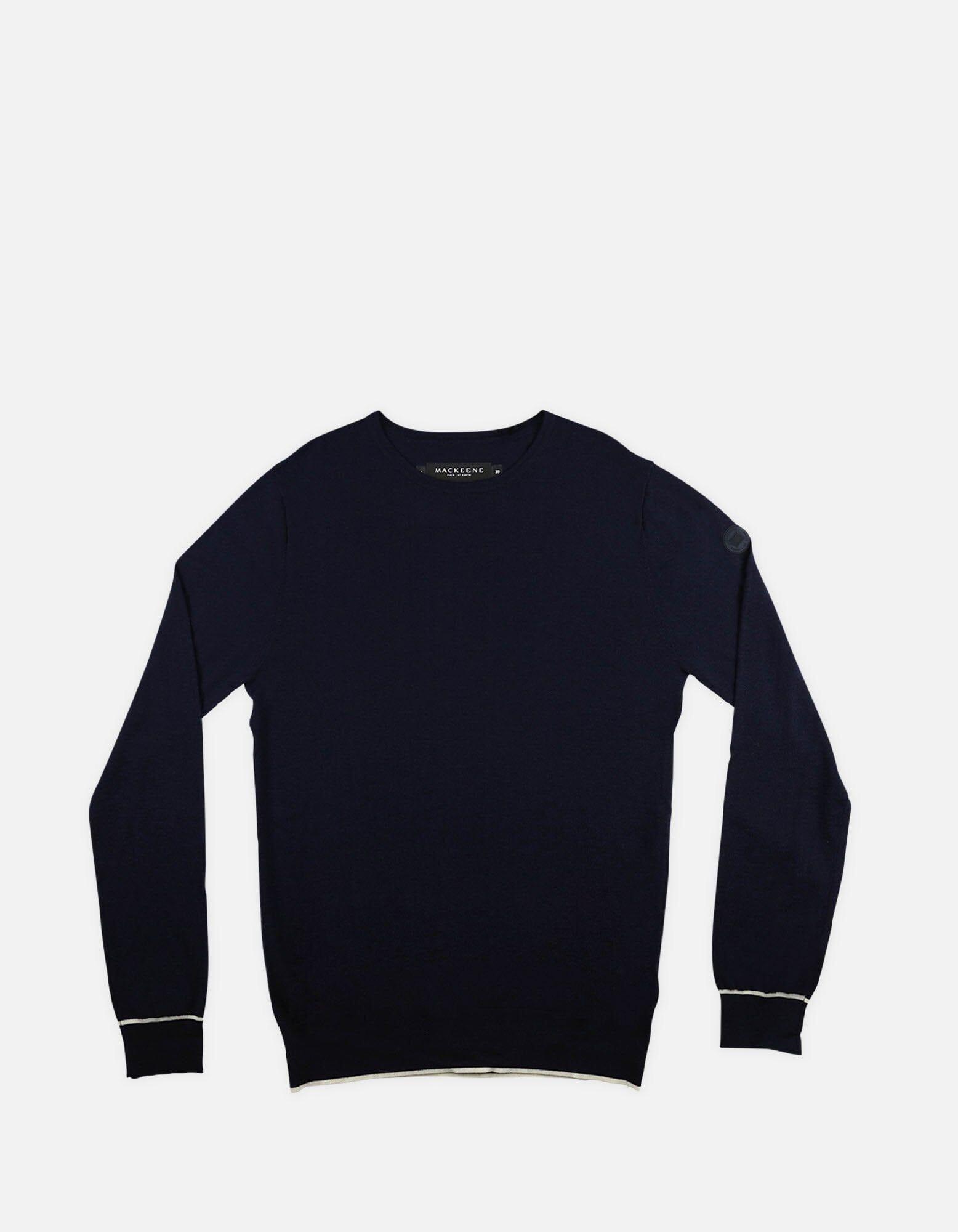 Agon2 R - 01. Bleu Marine Agon2 R - 01. Navy Sweaters - Agon2 R MACKEENE