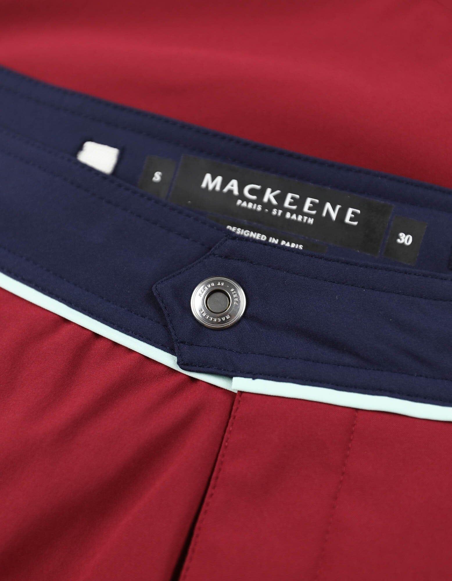 Barth4 - 01. Bordo & Navy Barth4 - 01. Bordo & Navy Swim Shorts - Barth4 MACKEENE