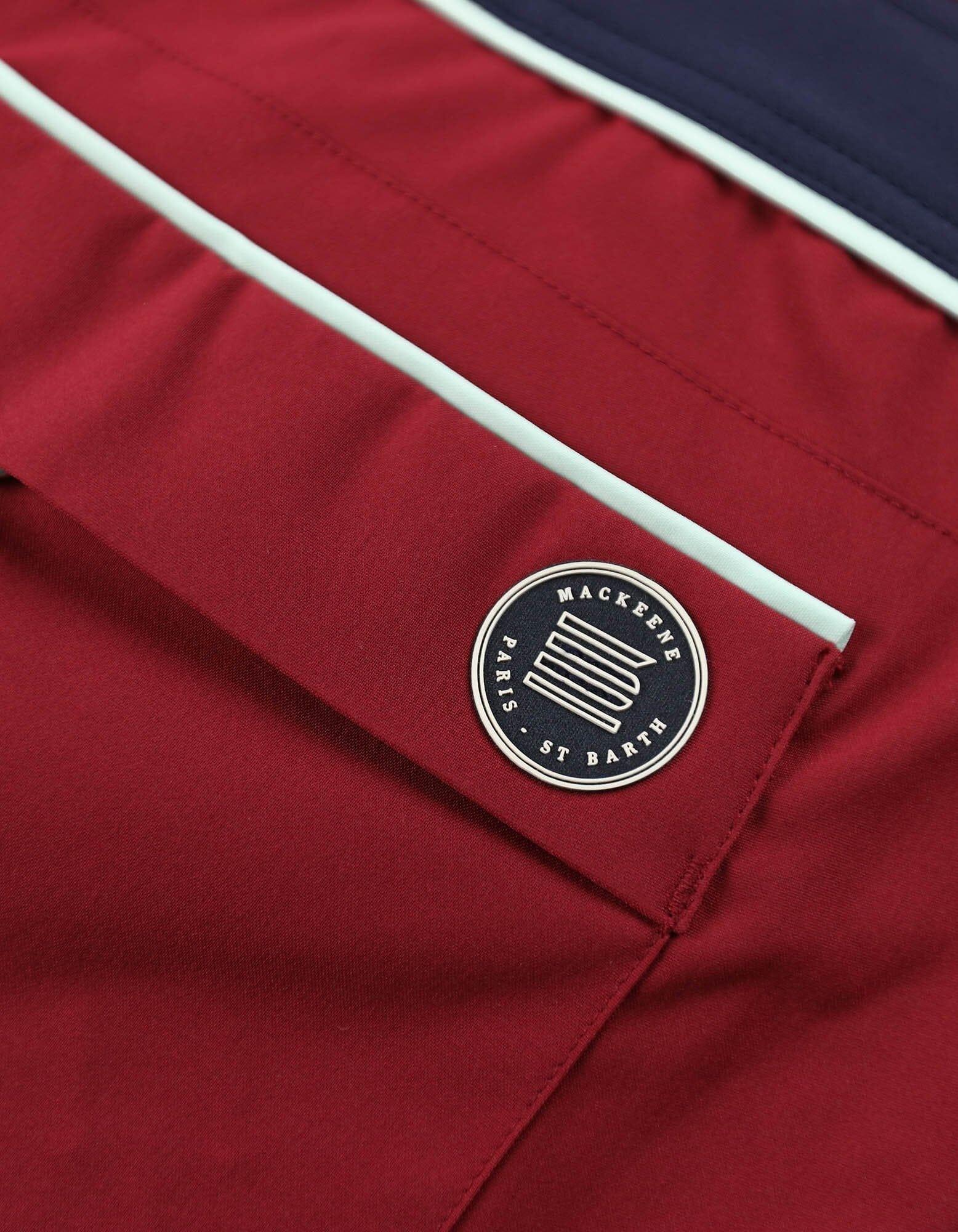 Barth4 - 01. Bordo & Navy Barth4 - 01. Bordo & Navy Swim Shorts - Barth4 MACKEENE