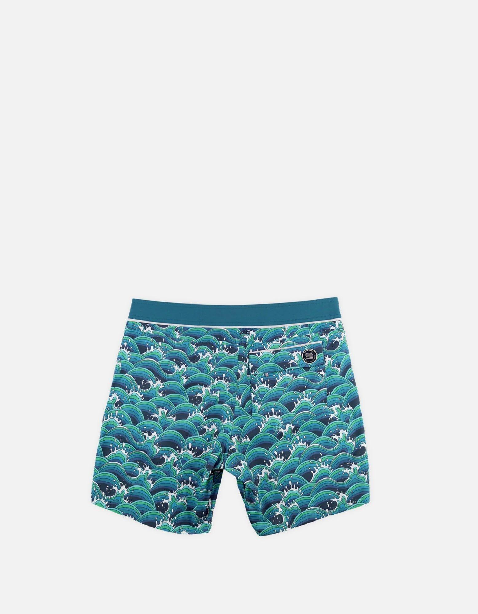 Barth4 - P01. Manga Waves & Duck Barth4 - P01. Manga Waves & Duck Swim Shorts - Barth4 MACKEENE