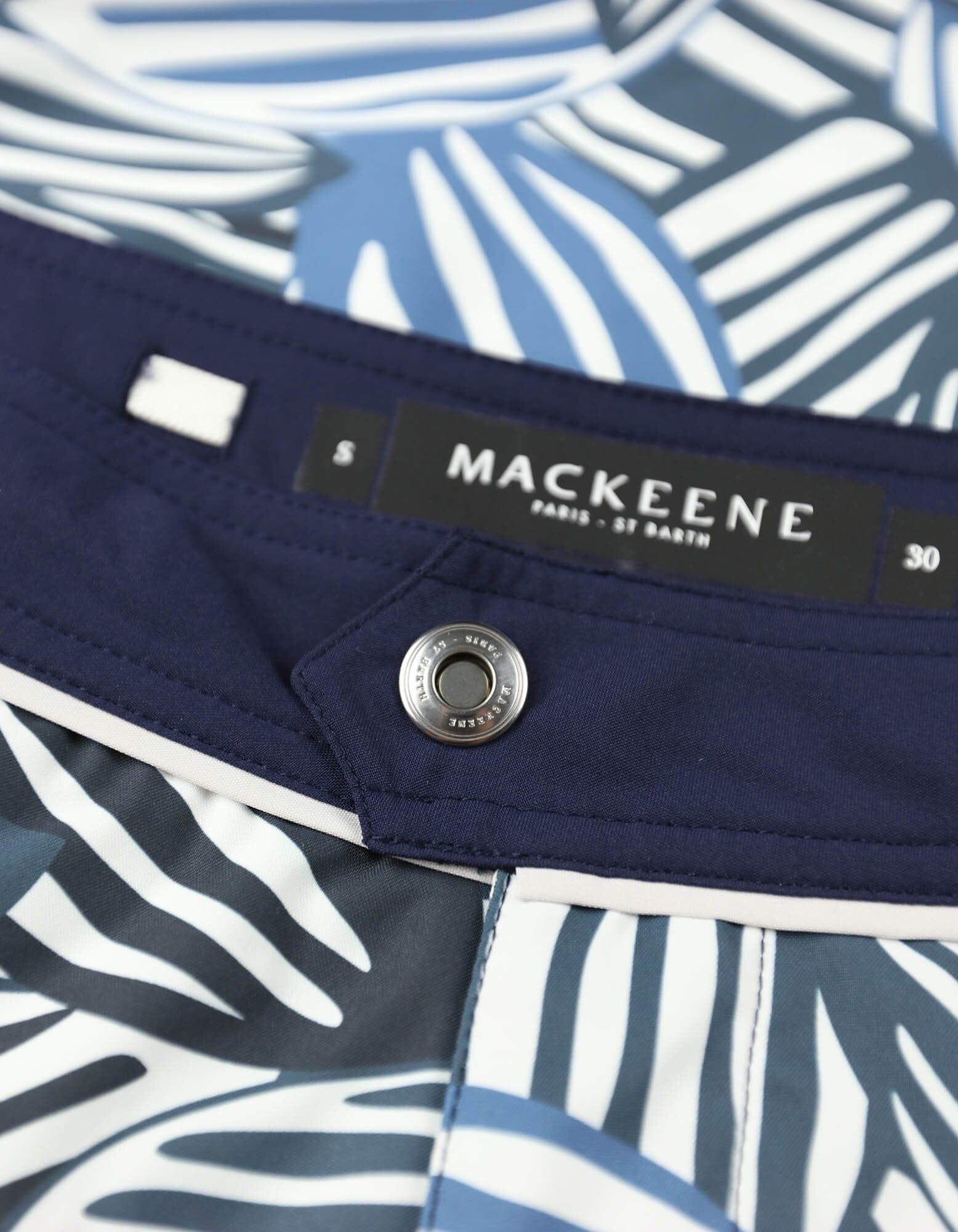 Barth4 - P05. Petrol Feve & Navy Barth4 - P05. Petrol Feve & Navy Swim Shorts - Barth4 MACKEENE