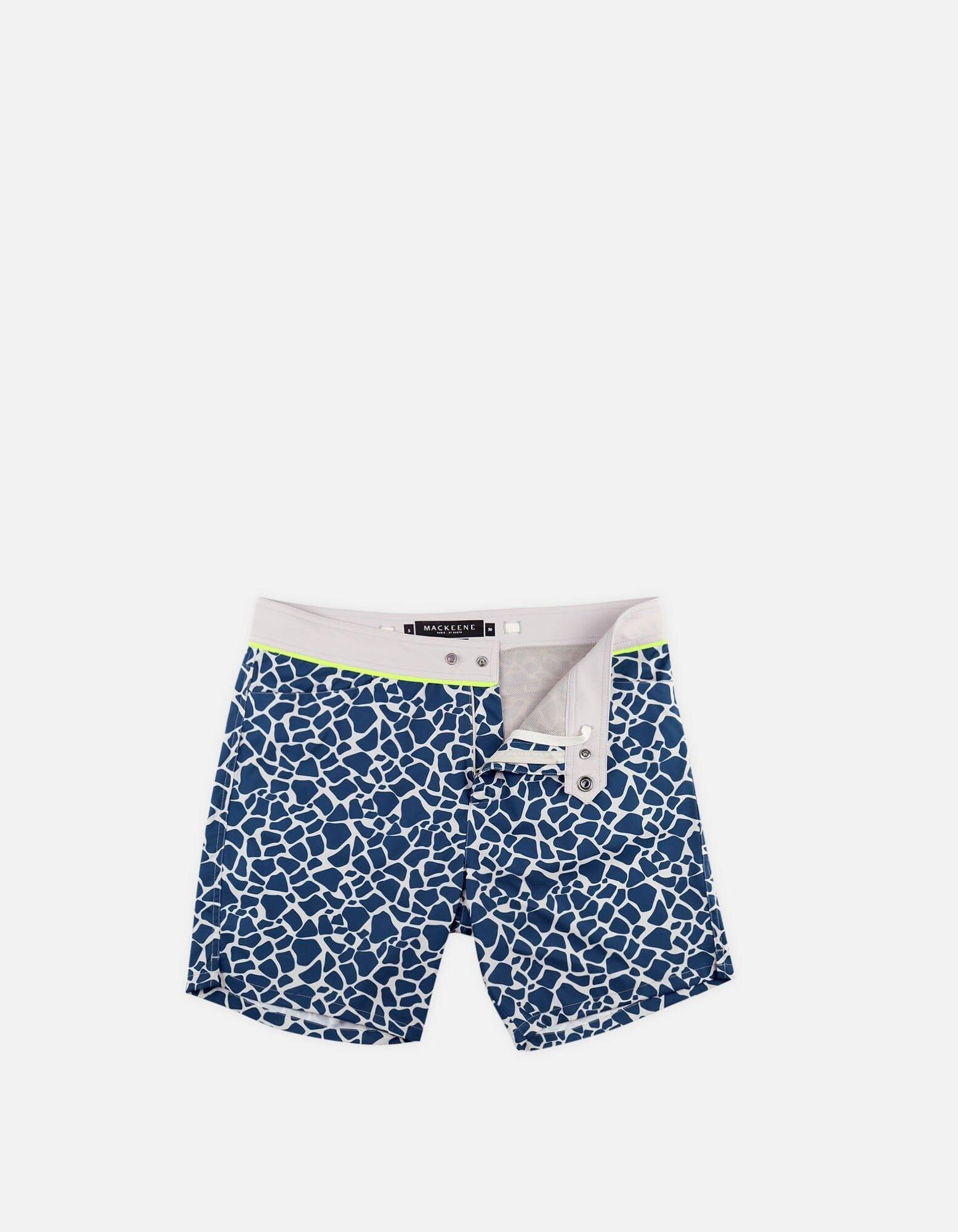 Barth4 - P15. Mini Lakes & Grey Barth4 - P15. Mini Lakes & Grey Swim Shorts - Barth4 MACKEENE