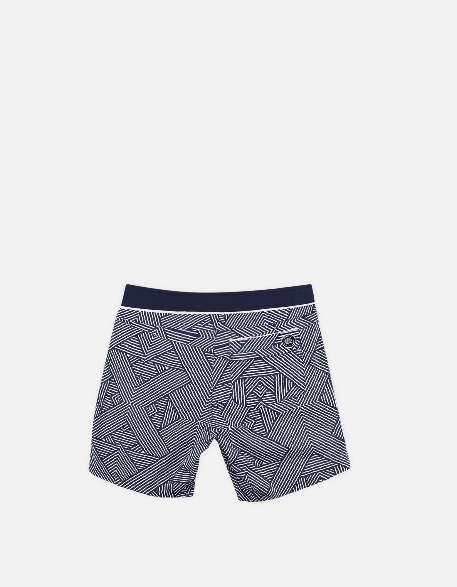 Barth4 - P17. Tron Navy & Navy Barth4 - P17. Tron Navy & Navy Swim Shorts - Barth4 MACKEENE