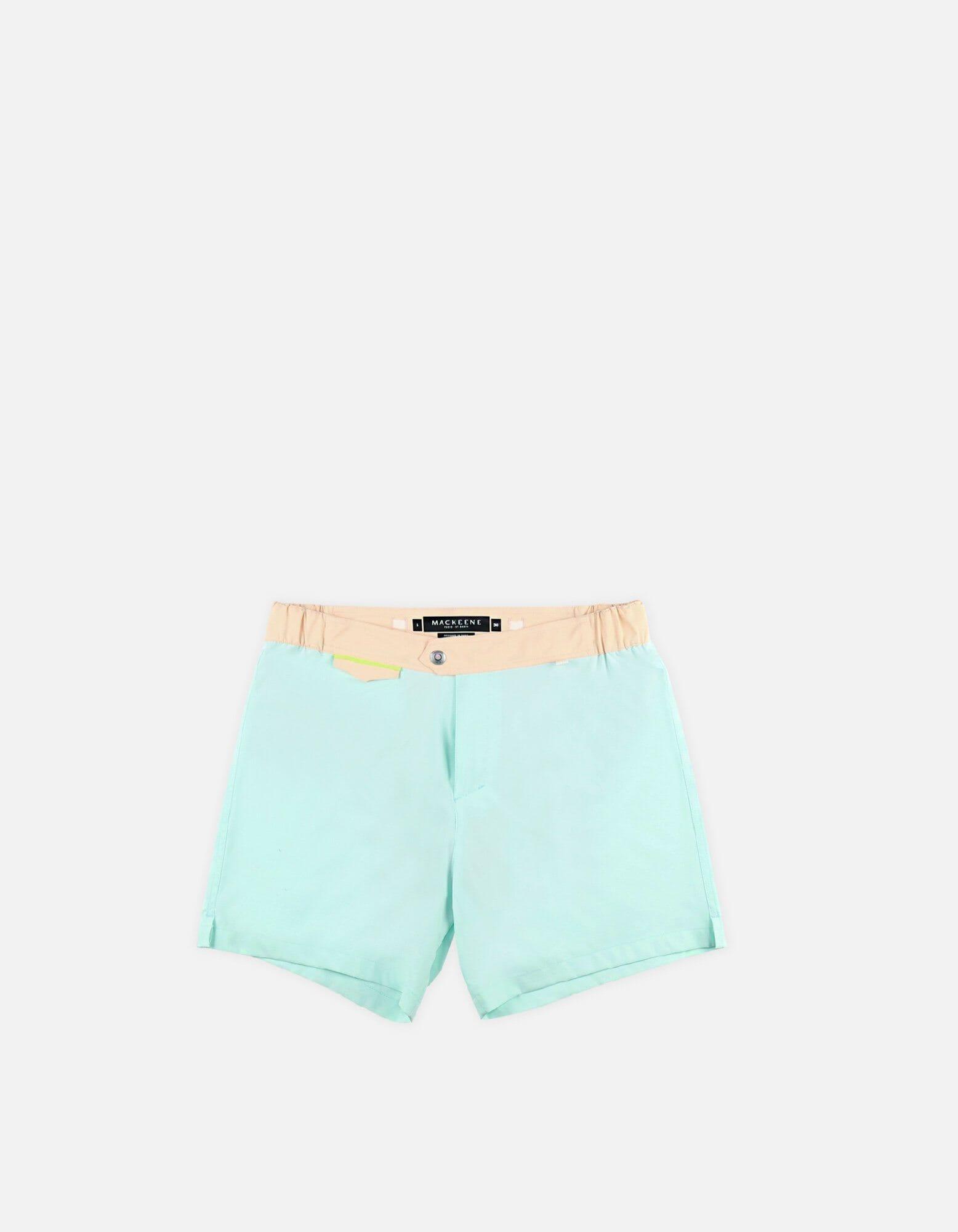 Gize - 03. Sky & Peach Light Swim Shorts - Gize MACKEENE 