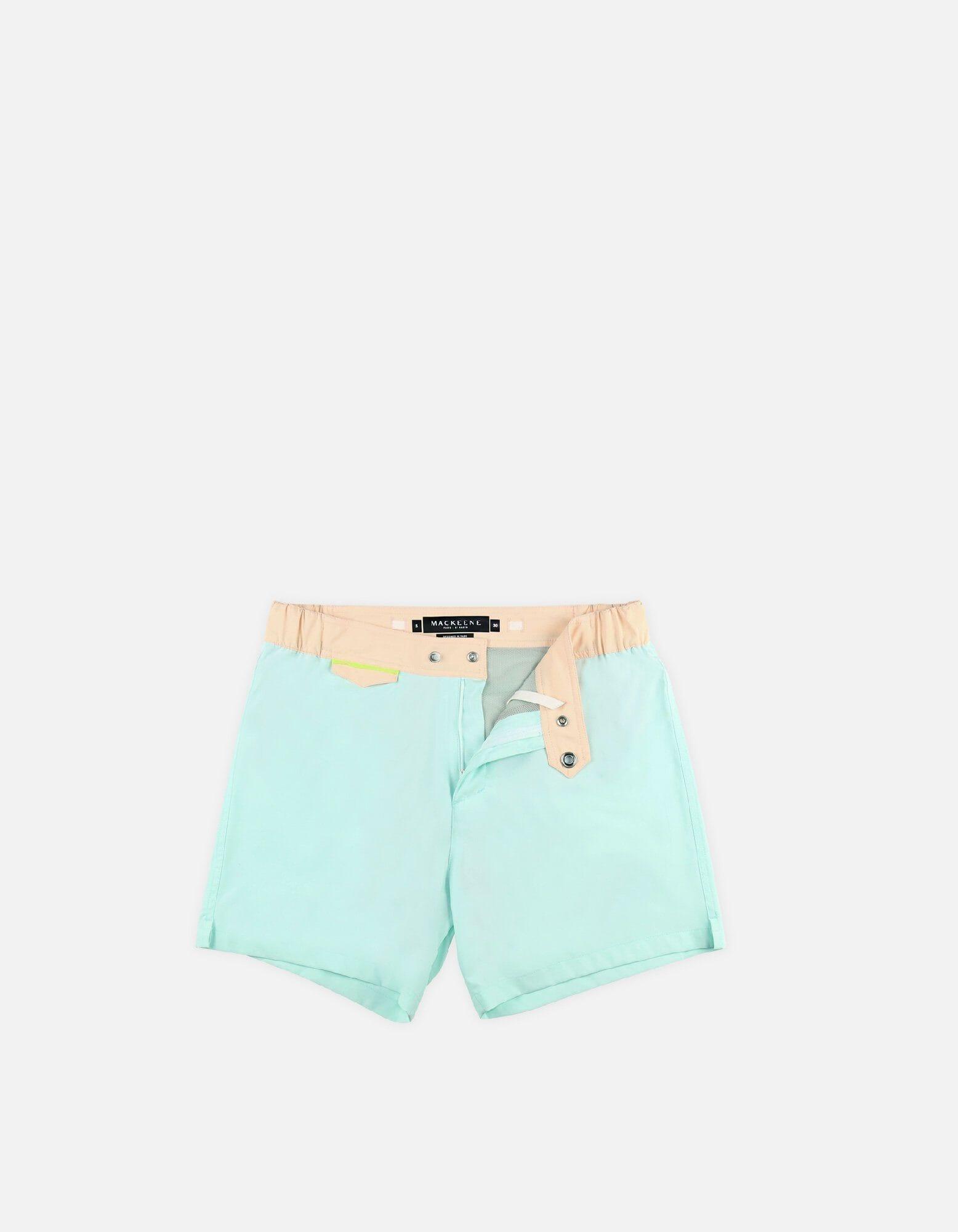 Gize - 03. Sky & Peach Light Swim Shorts - Gize MACKEENE 