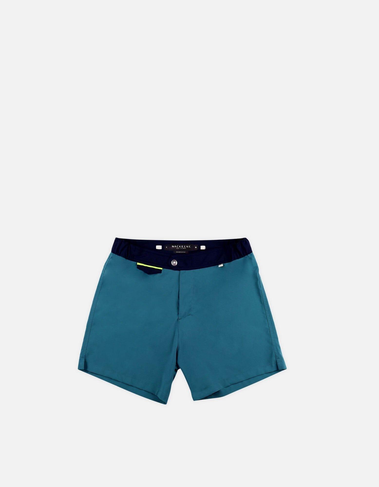 Gize - 05. Duck & Navy Swim Shorts - Gize MACKEENE 