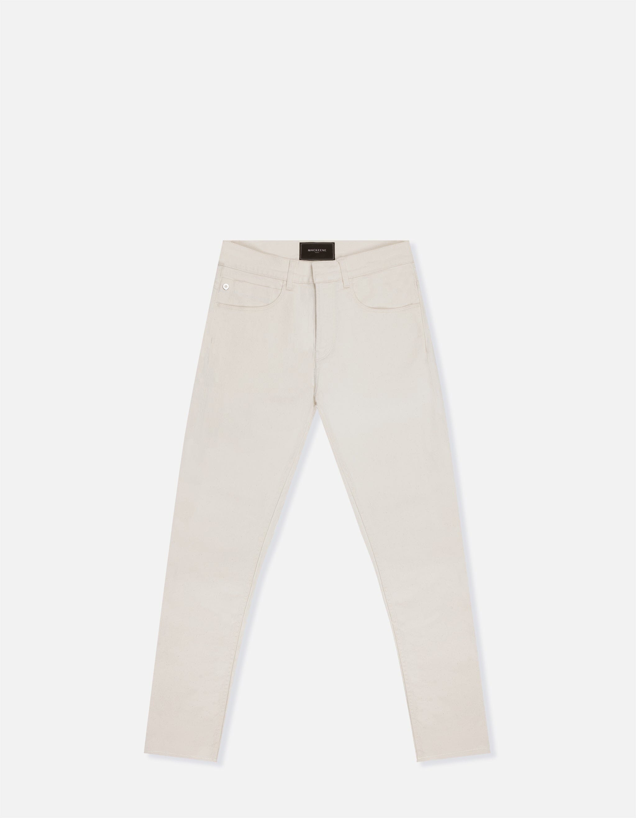 Aleks - 02. Ecru Stretch Jeans - Aleks MACKEENE 