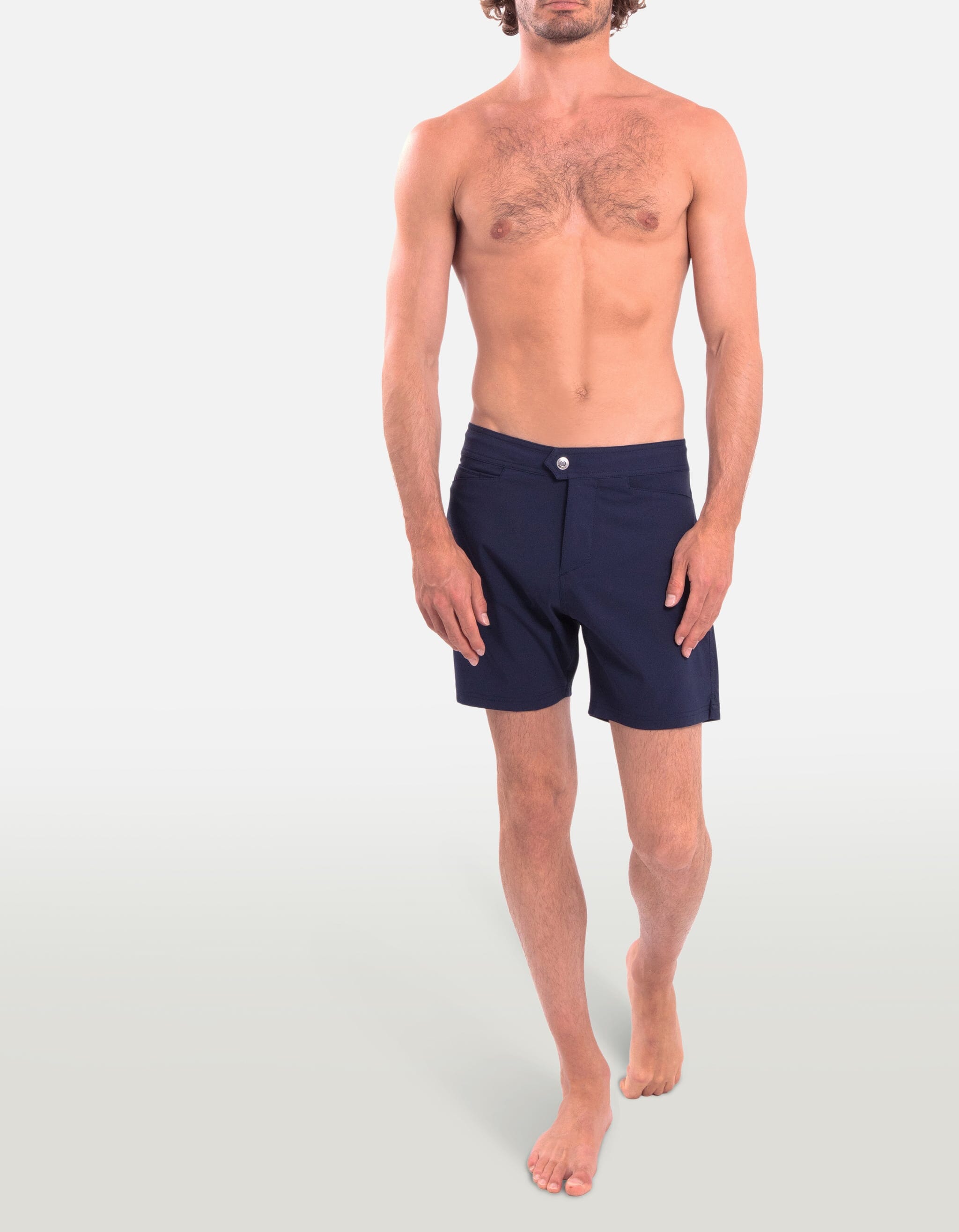 Barth5 - 00. Navy Swim Shorts - Barth5 MACKEENE 