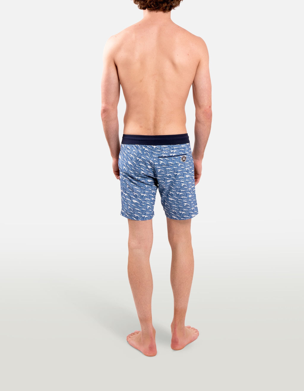 Barth5 - P21. Blue Waves Swim Shorts - Barth5 MACKEENE 