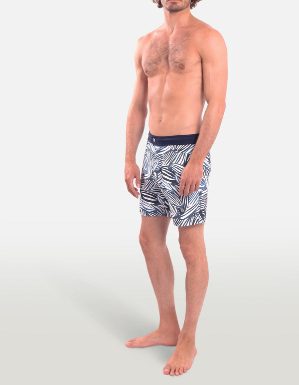 Barth5 - P22. Blue Feve Swim Shorts - Barth5 MACKEENE 