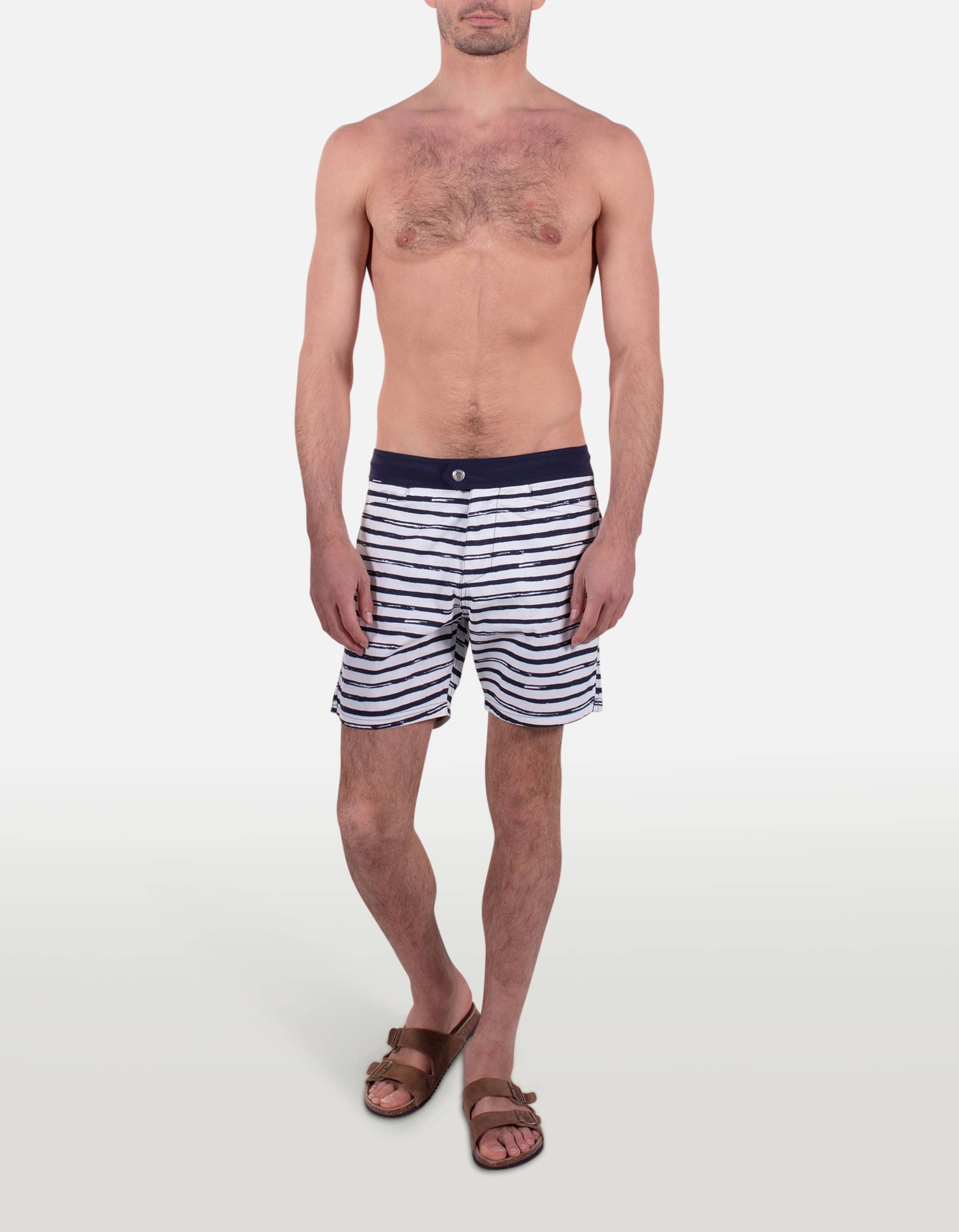 Barth5 - P25. Shima Grey Swim Shorts - Barth5 MACKEENE 