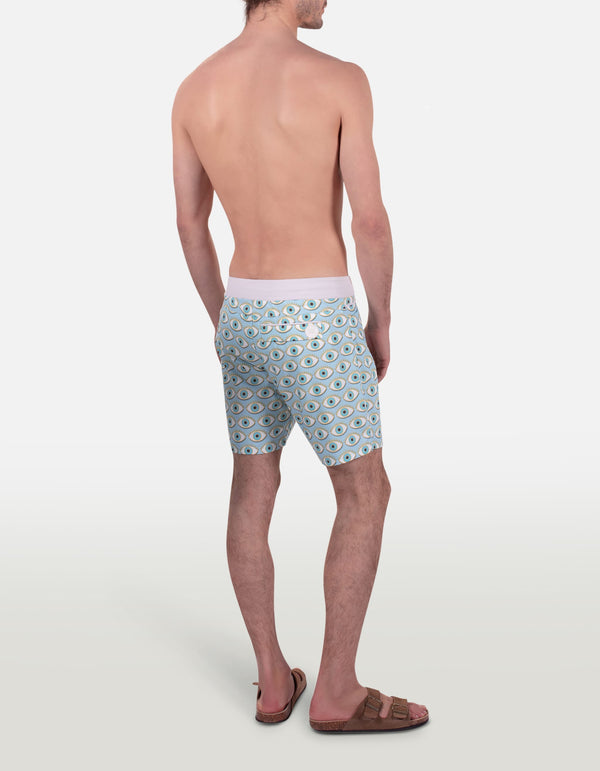 Barth5 - P33. Blue Eyes Swim Shorts - Barth5 MACKEENE 