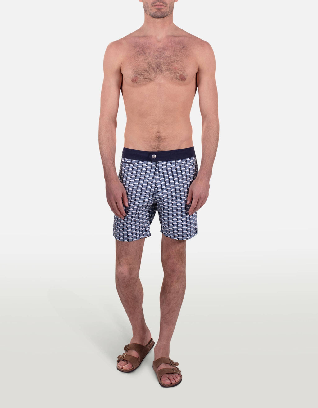 Barth5 - P34. Rainy Clouds Swim Shorts - Barth5 MACKEENE 