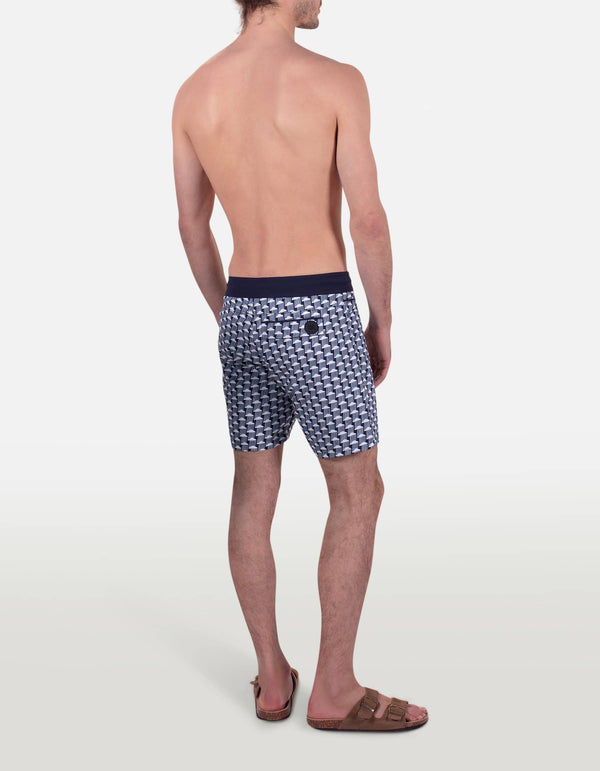 Barth5 - P34. Rainy Clouds Swim Shorts - Barth5 MACKEENE 