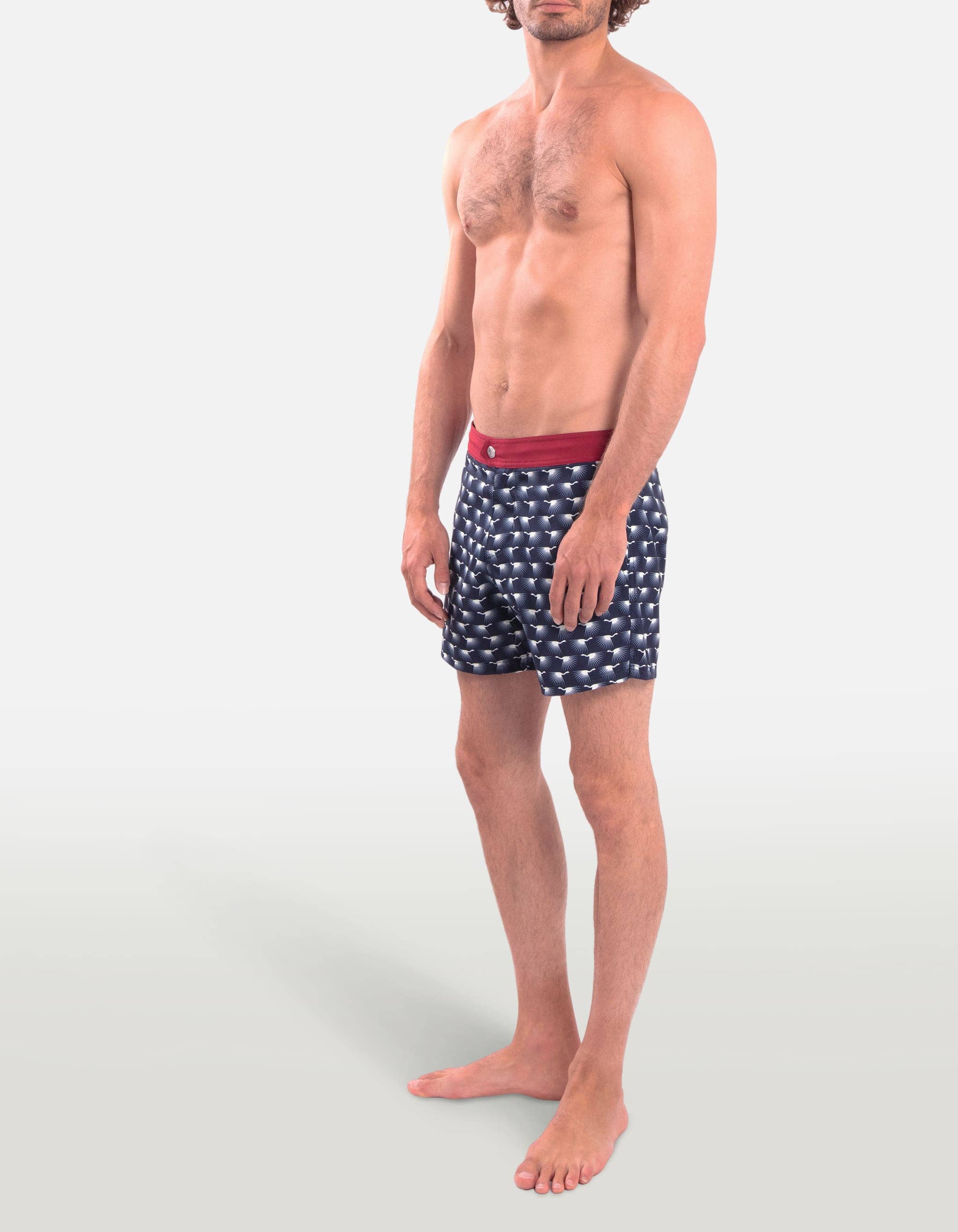 Ben - P29. Navy Heron Swim Shorts - Ben MACKEENE 