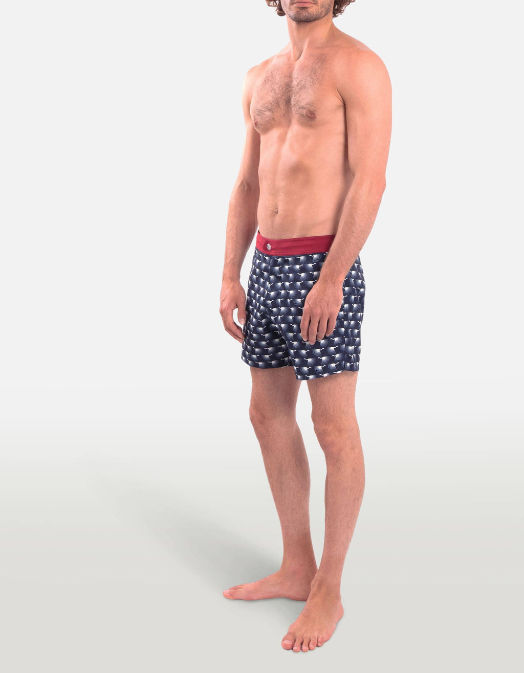 Ben - P29. Navy Heron Swim Shorts - Ben MACKEENE 