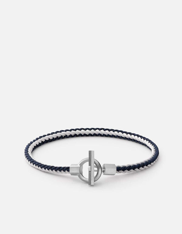 Atlas Rope - Navy & White Bracelet - Miansai MACKEENE 