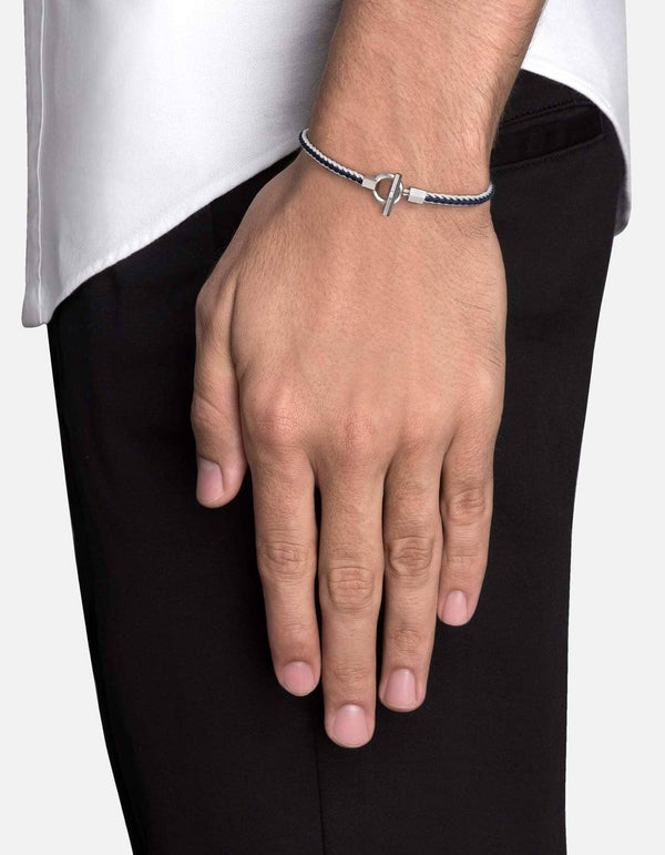 Knox Rope Bracelet, Sterling Silver, Polished | Men's Bracelets | Miansai